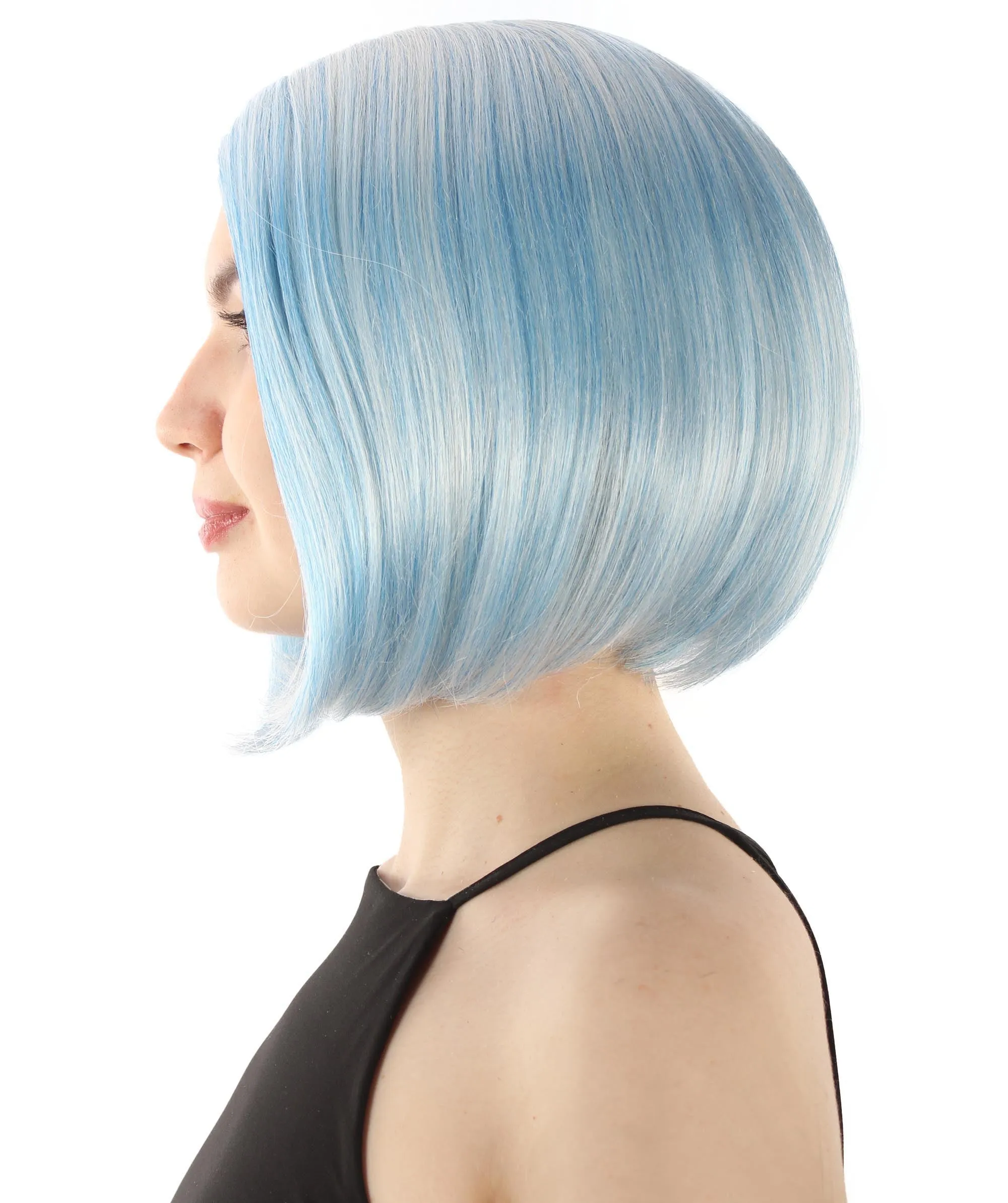 Adult Women"s Halloween Cosplay Shoulder Length Flapper Costume Wig, Multiple Color Options | HPO