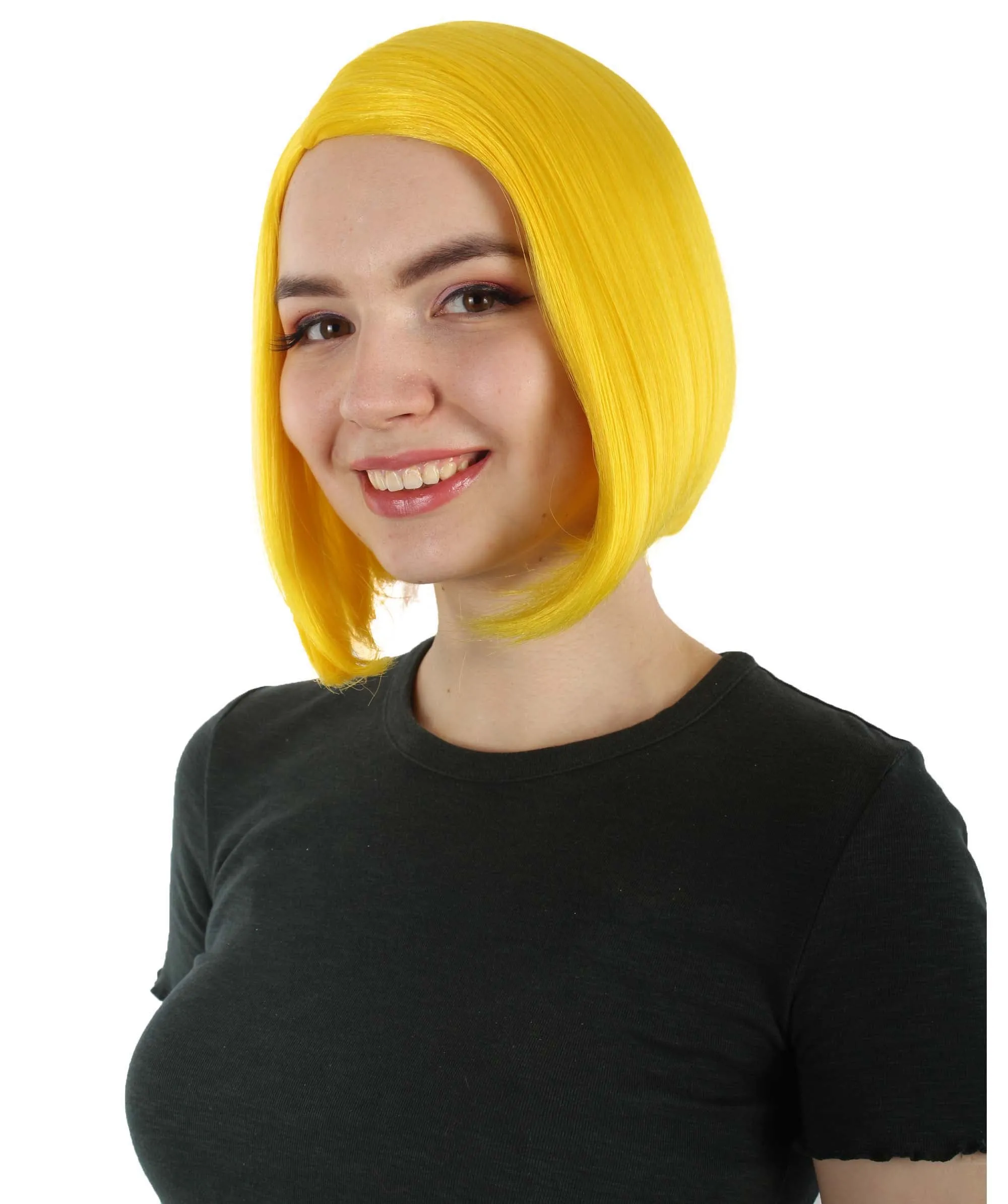 Adult Women"s Halloween Cosplay Shoulder Length Flapper Costume Wig, Multiple Color Options | HPO