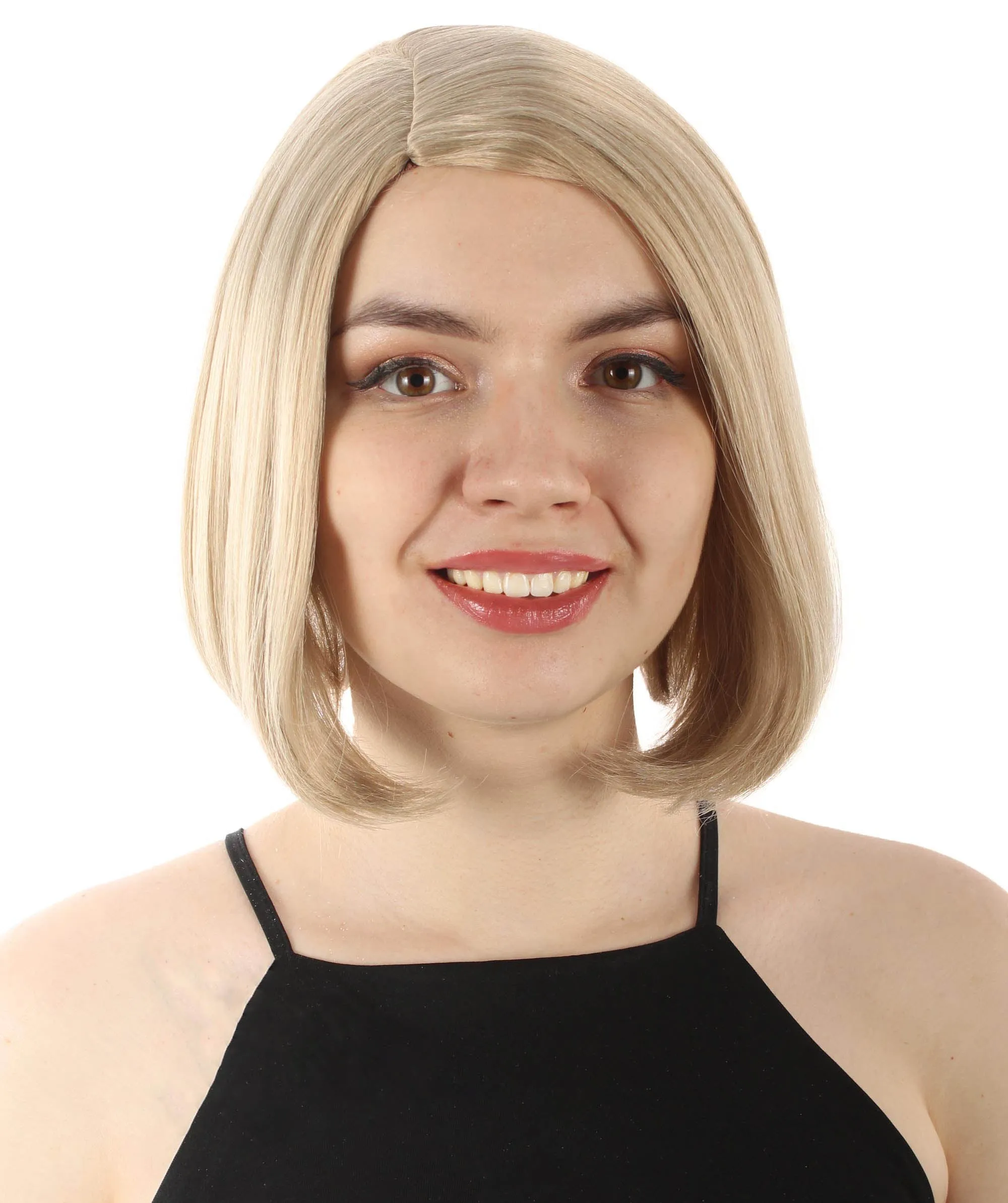 Adult Women"s Halloween Cosplay Shoulder Length Flapper Costume Wig, Multiple Color Options | HPO