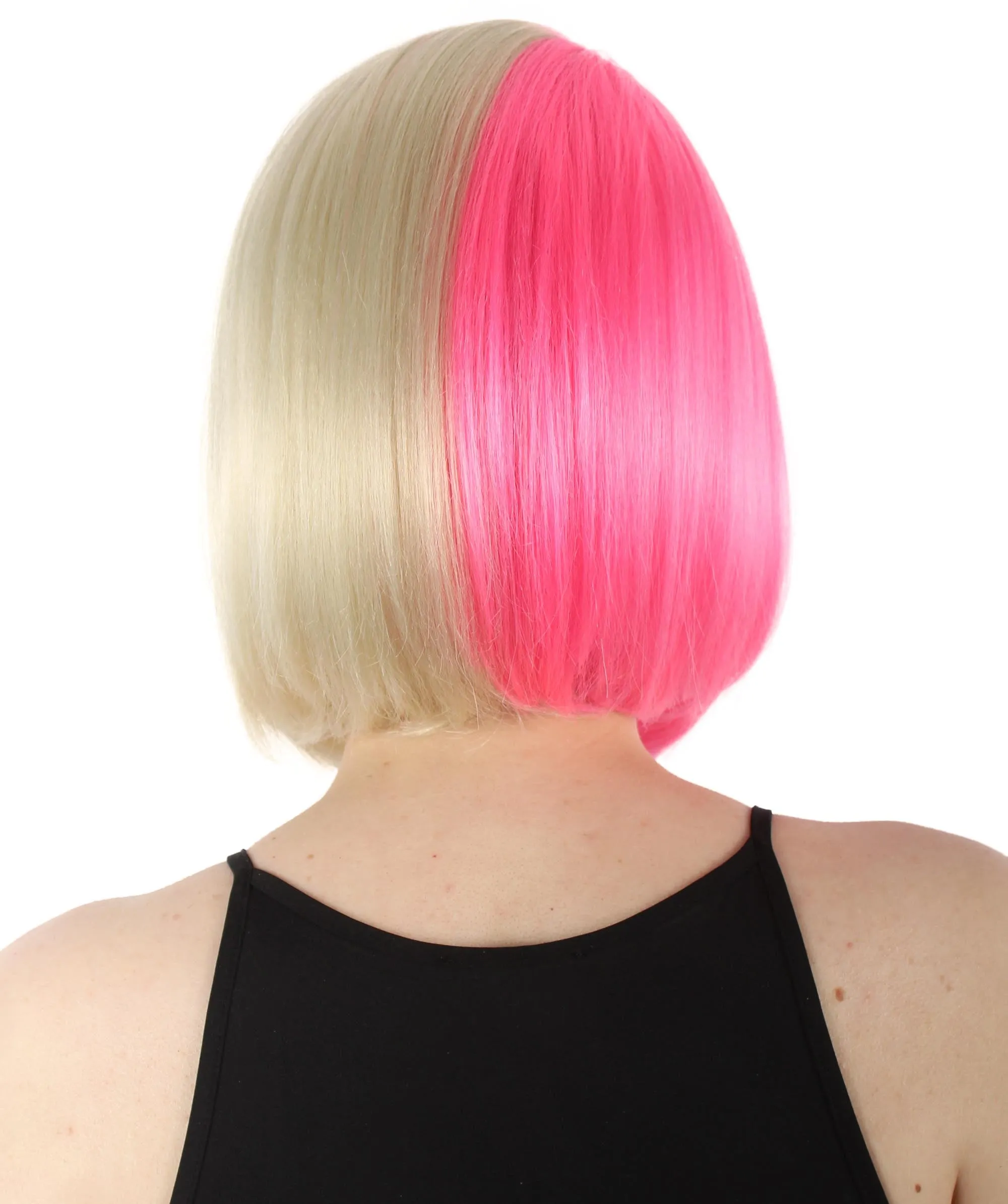 Adult Women"s Halloween Cosplay Shoulder Length Flapper Costume Wig, Multiple Color Options | HPO