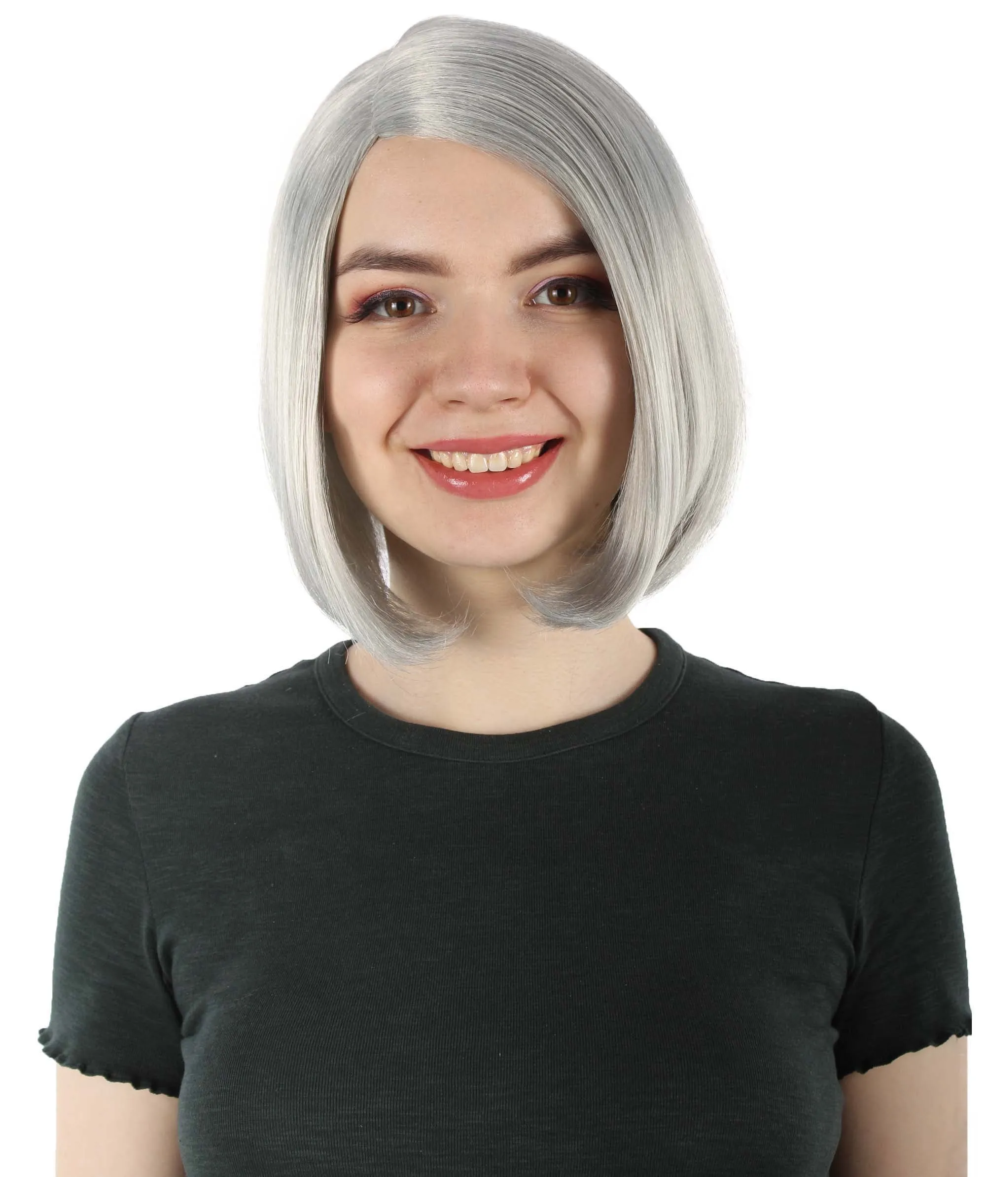 Adult Women"s Halloween Cosplay Shoulder Length Flapper Costume Wig, Multiple Color Options | HPO