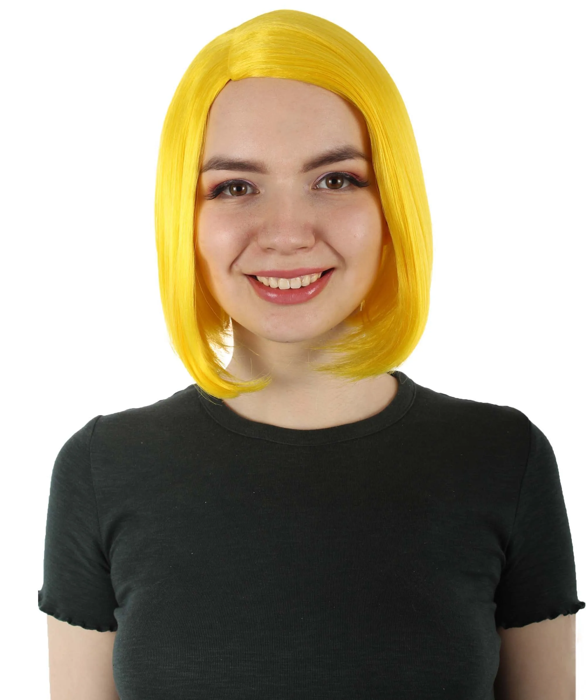 Adult Women"s Halloween Cosplay Shoulder Length Flapper Costume Wig, Multiple Color Options | HPO