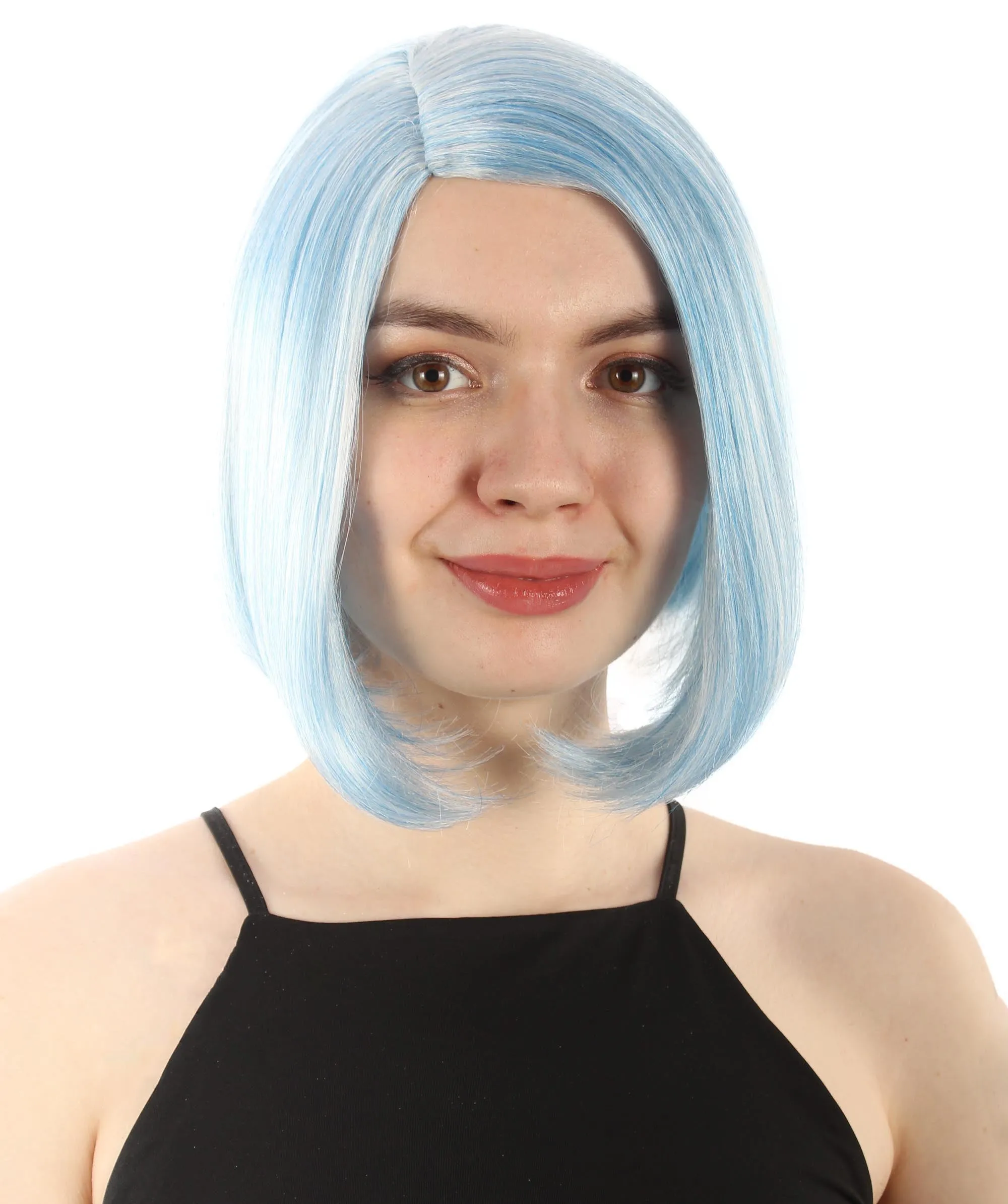 Adult Women"s Halloween Cosplay Shoulder Length Flapper Costume Wig, Multiple Color Options | HPO