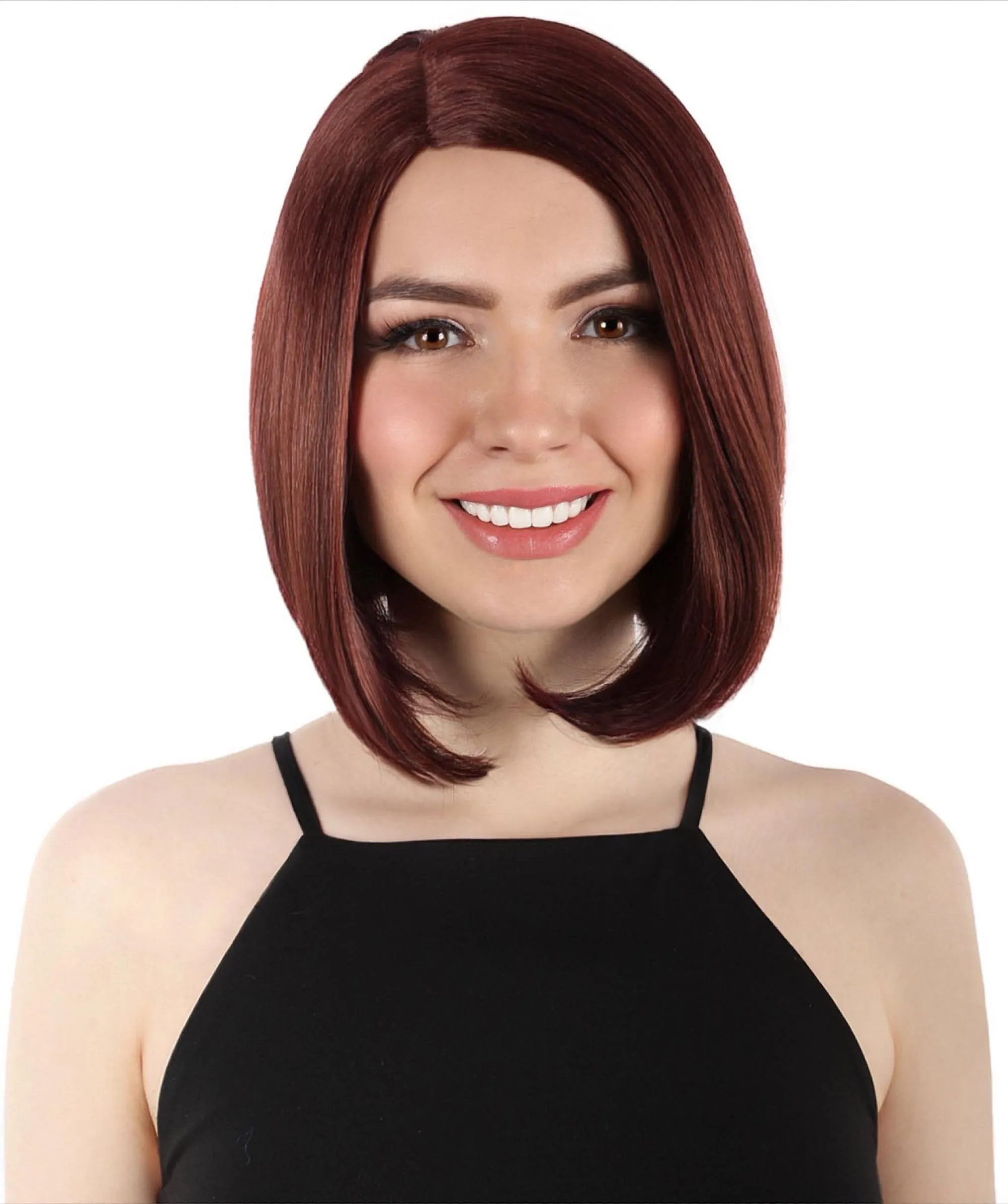 Adult Women"s Halloween Cosplay Shoulder Length Flapper Costume Wig, Multiple Color Options | HPO