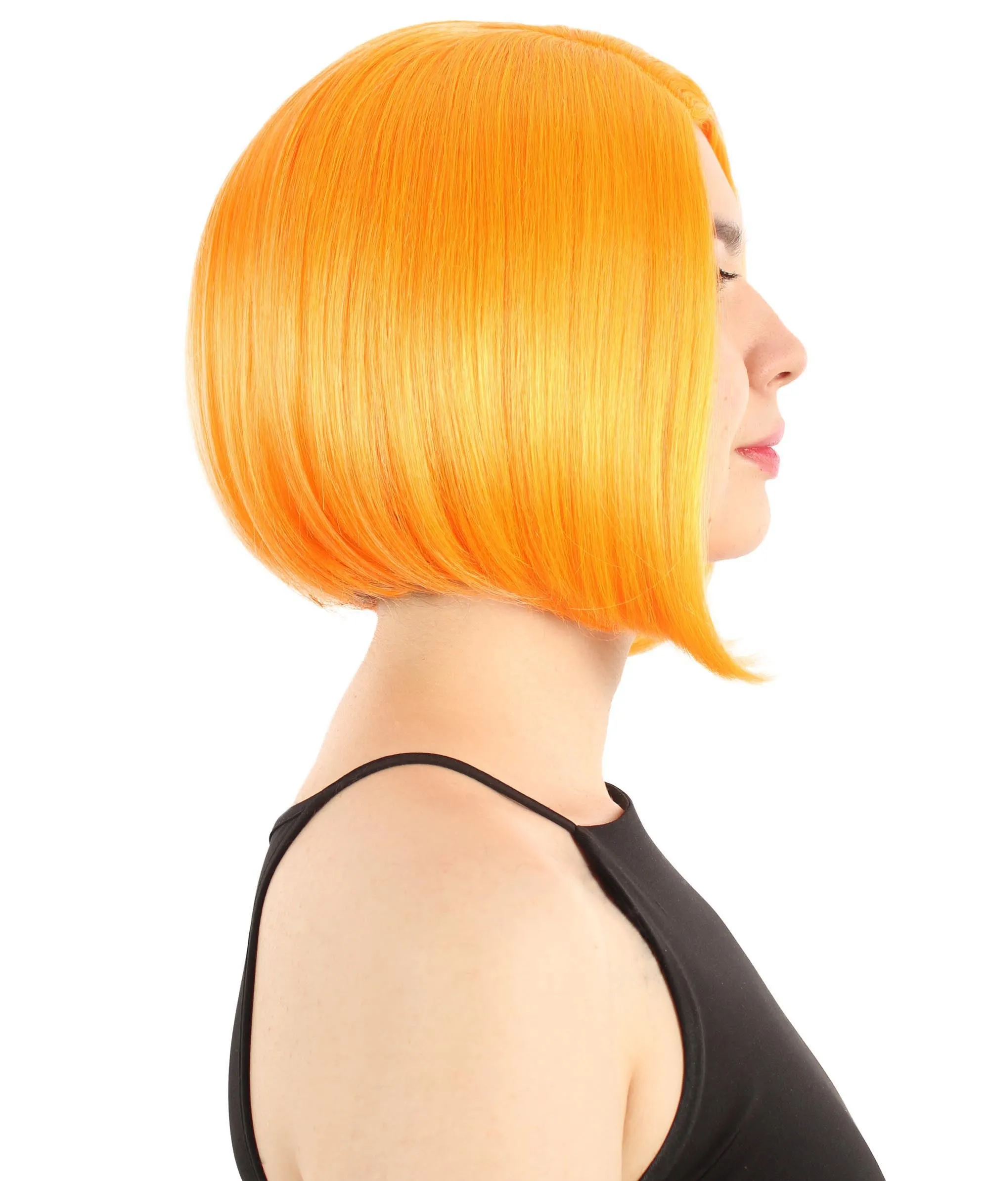 Adult Women"s Halloween Cosplay Shoulder Length Flapper Costume Wig, Multiple Color Options | HPO