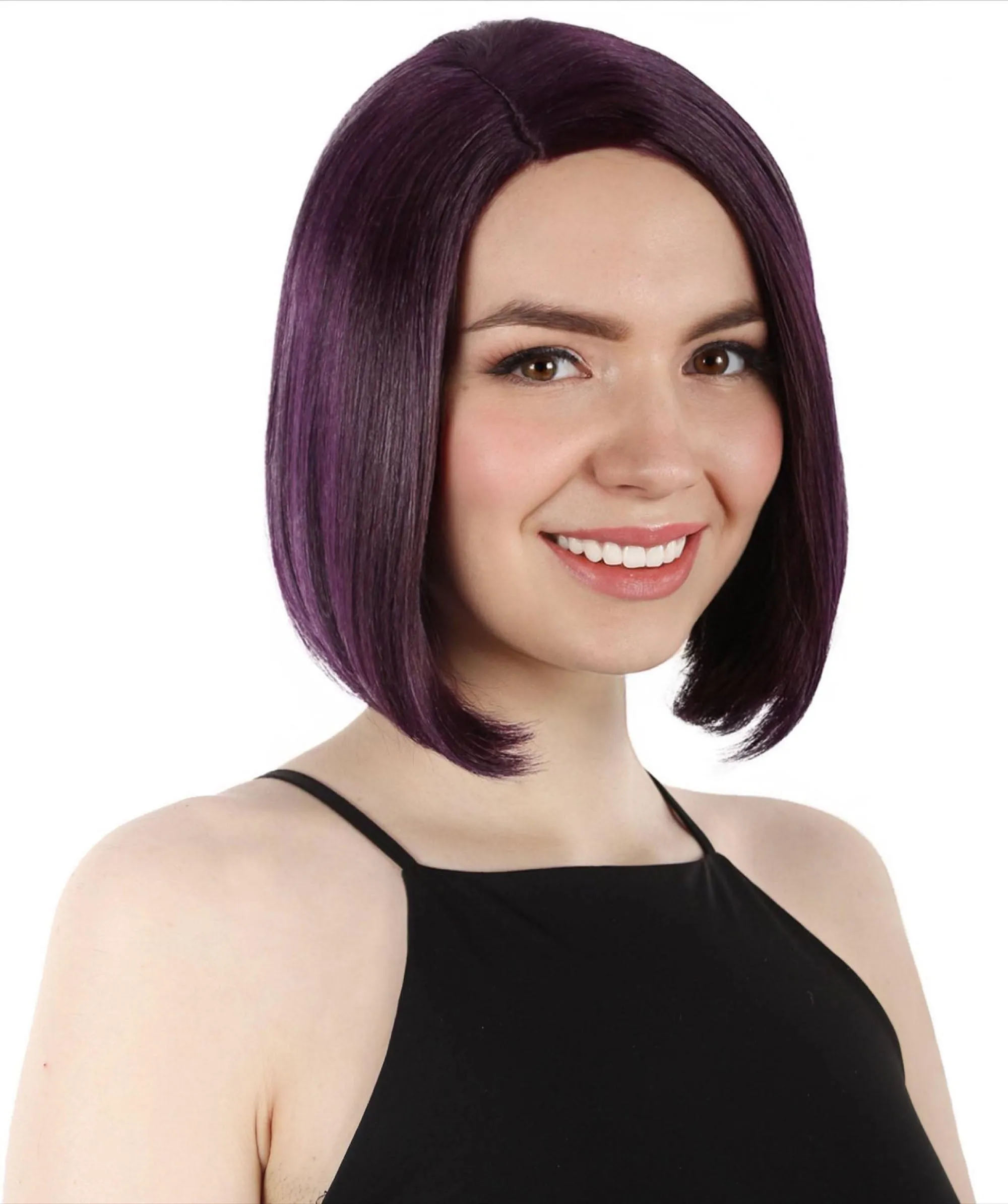 Adult Women"s Halloween Cosplay Shoulder Length Flapper Costume Wig, Multiple Color Options | HPO