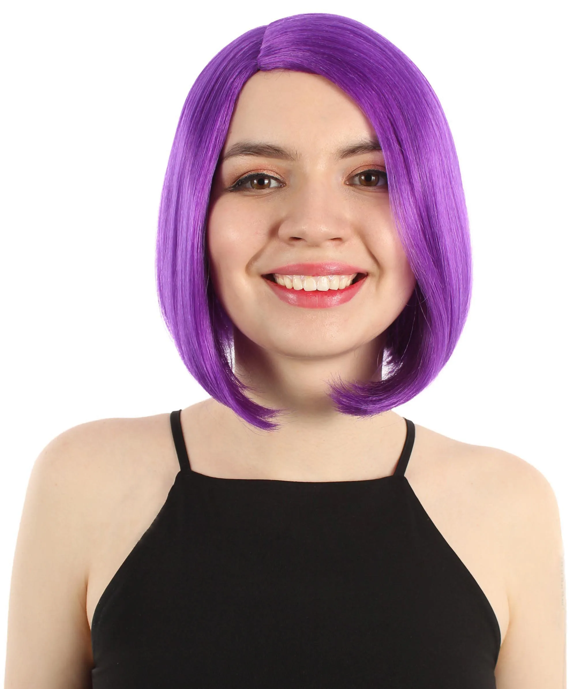 Adult Women"s Halloween Cosplay Shoulder Length Flapper Costume Wig, Multiple Color Options | HPO