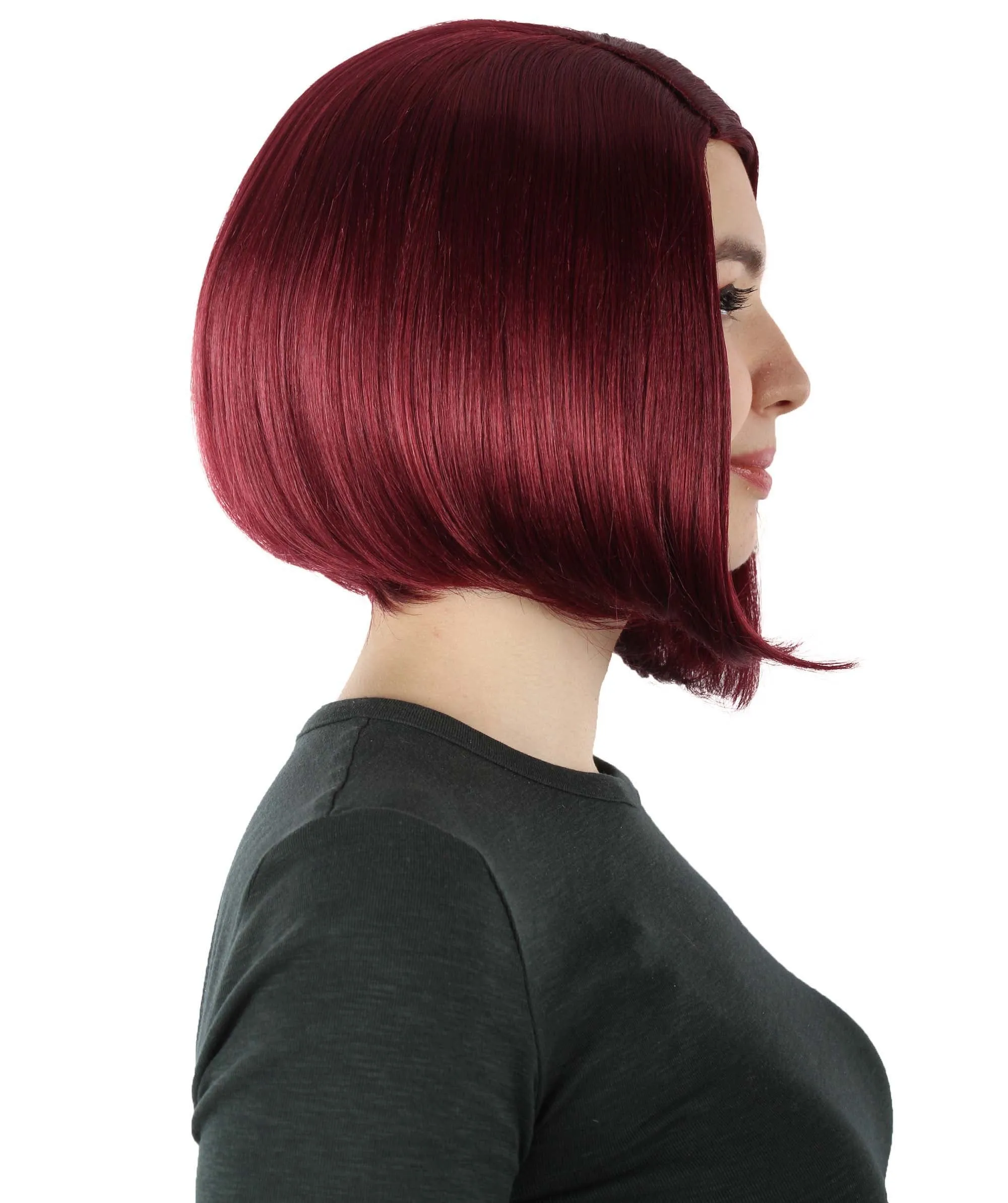 Adult Women"s Halloween Cosplay Shoulder Length Flapper Costume Wig, Multiple Color Options | HPO