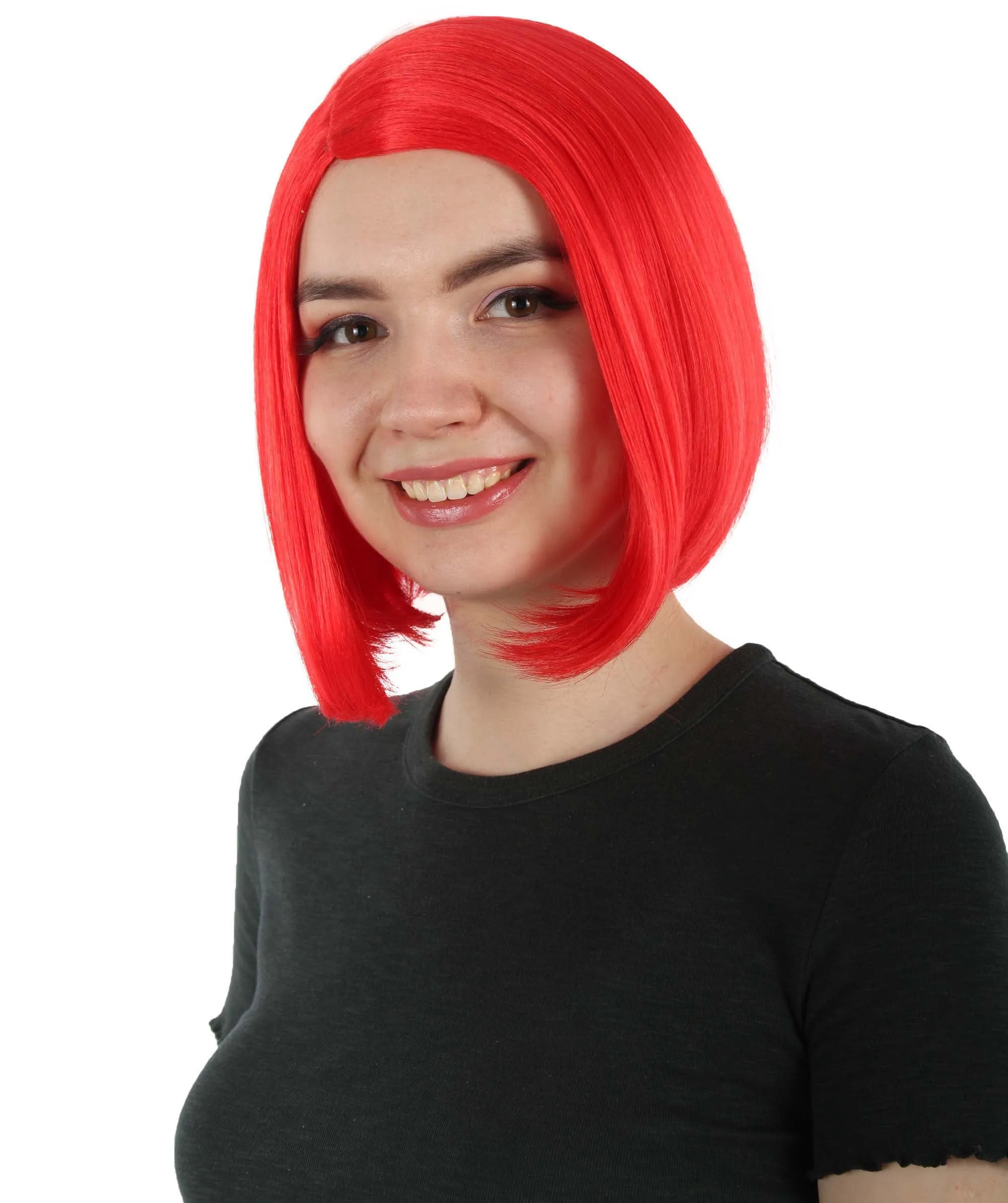 Adult Women"s Halloween Cosplay Shoulder Length Flapper Costume Wig, Multiple Color Options | HPO