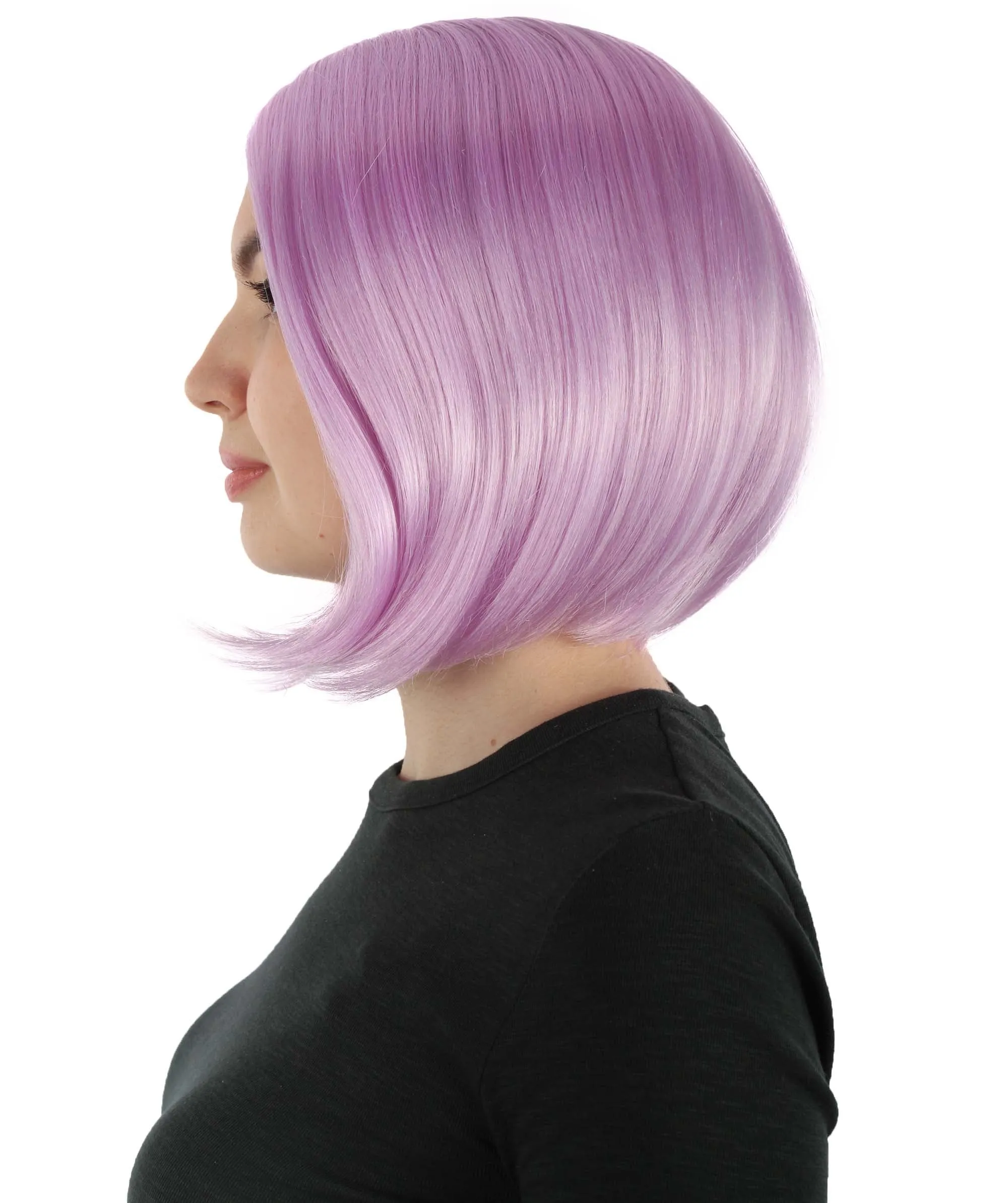Adult Women"s Halloween Cosplay Shoulder Length Flapper Costume Wig, Multiple Color Options | HPO