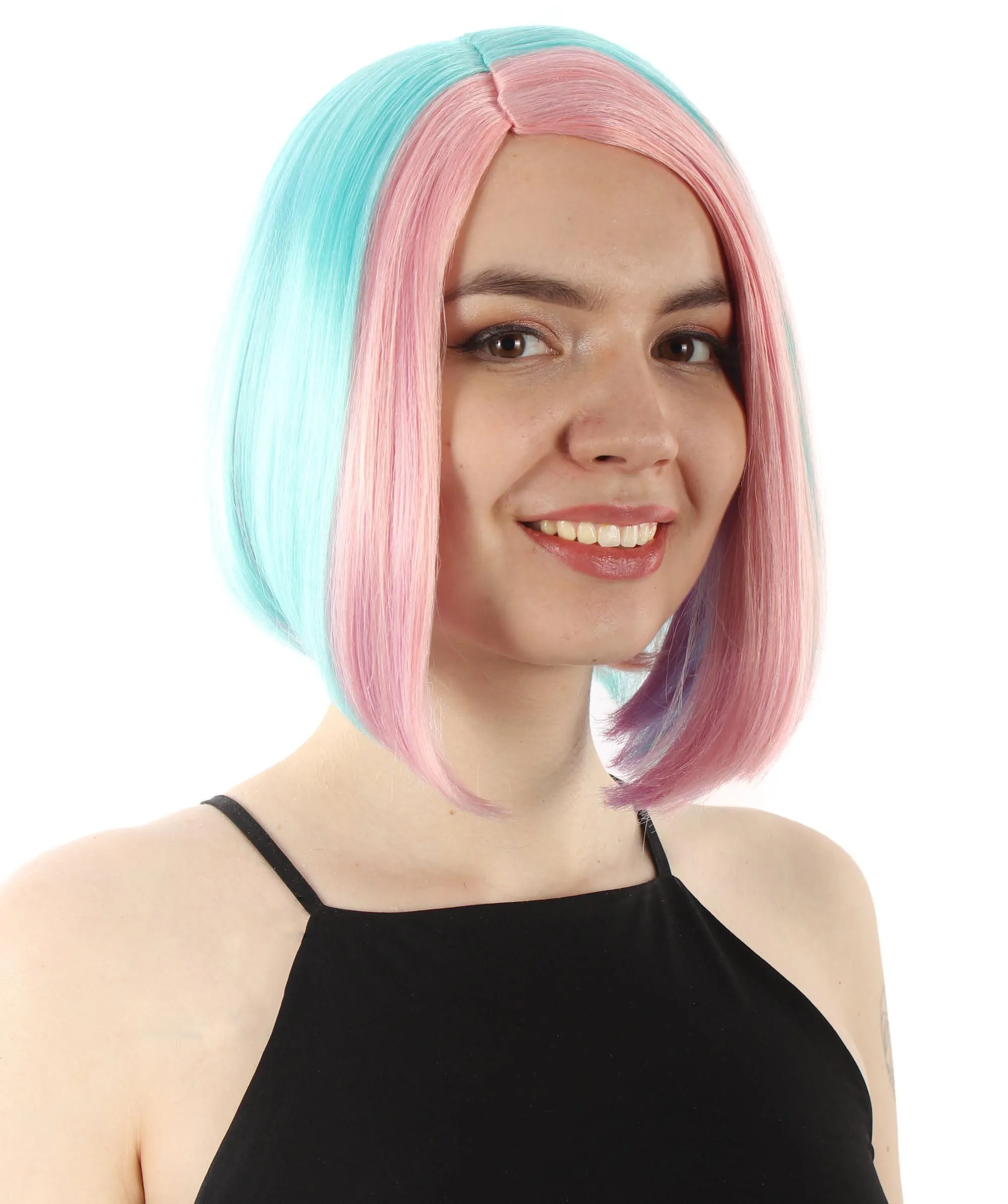 Adult Women"s Halloween Cosplay Shoulder Length Flapper Costume Wig, Multiple Color Options | HPO