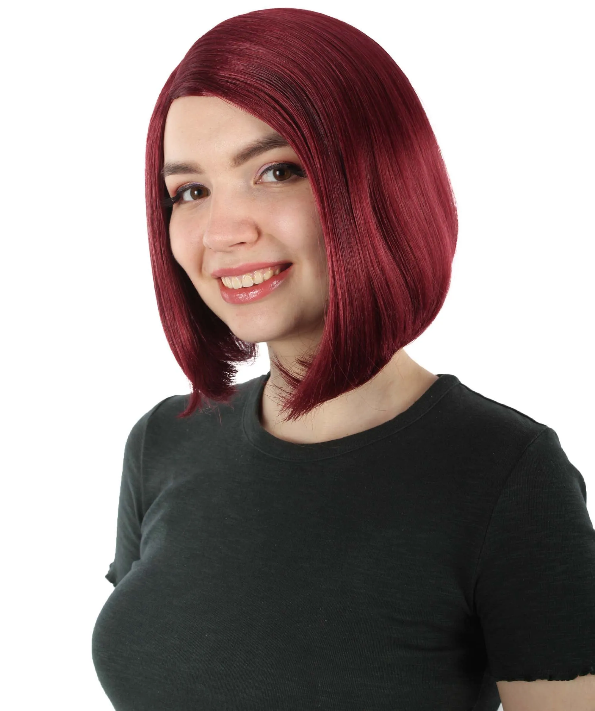 Adult Women"s Halloween Cosplay Shoulder Length Flapper Costume Wig, Multiple Color Options | HPO