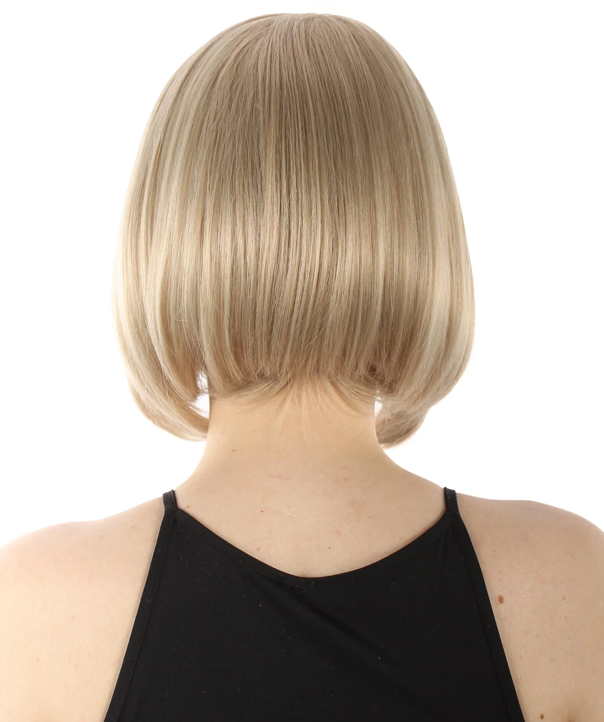 Adult Women"s Halloween Cosplay Shoulder Length Flapper Costume Wig, Multiple Color Options | HPO