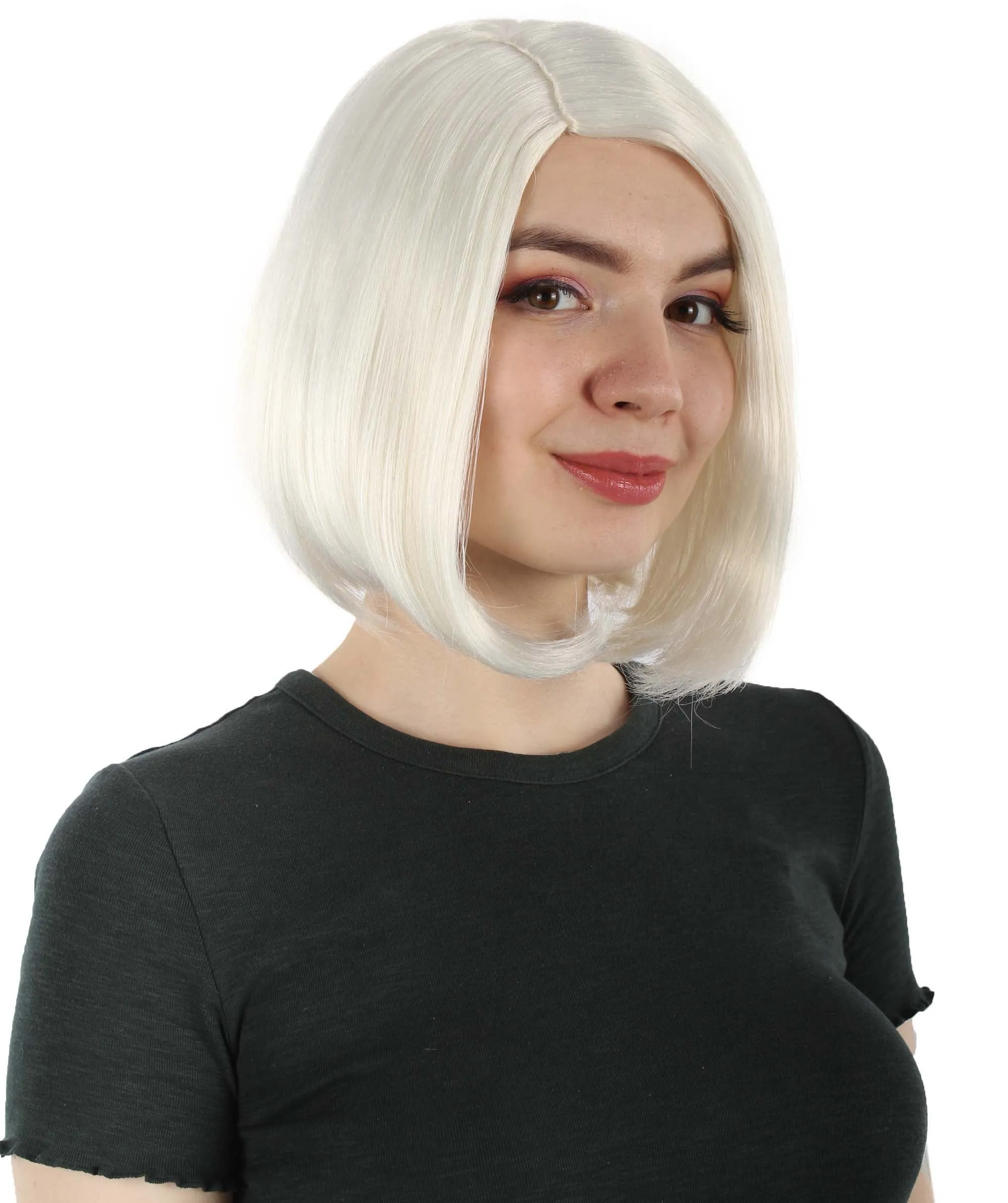 Adult Women"s Halloween Cosplay Shoulder Length Flapper Costume Wig, Multiple Color Options | HPO