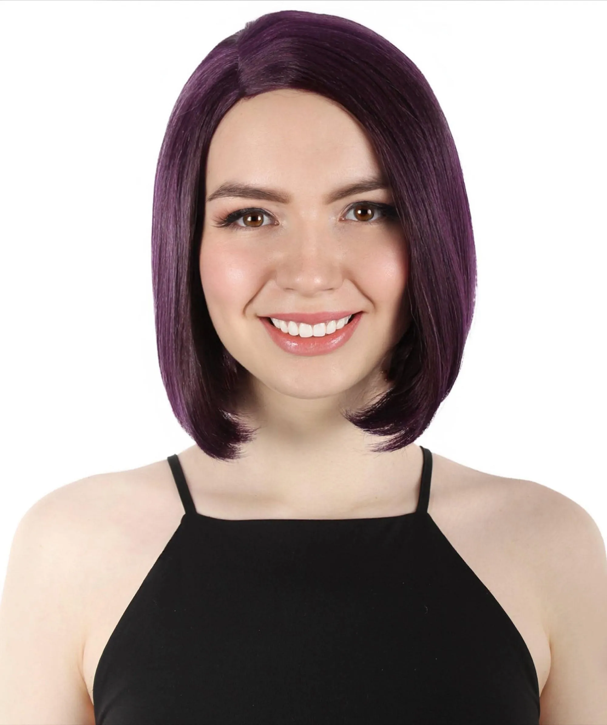 Adult Women"s Halloween Cosplay Shoulder Length Flapper Costume Wig, Multiple Color Options | HPO