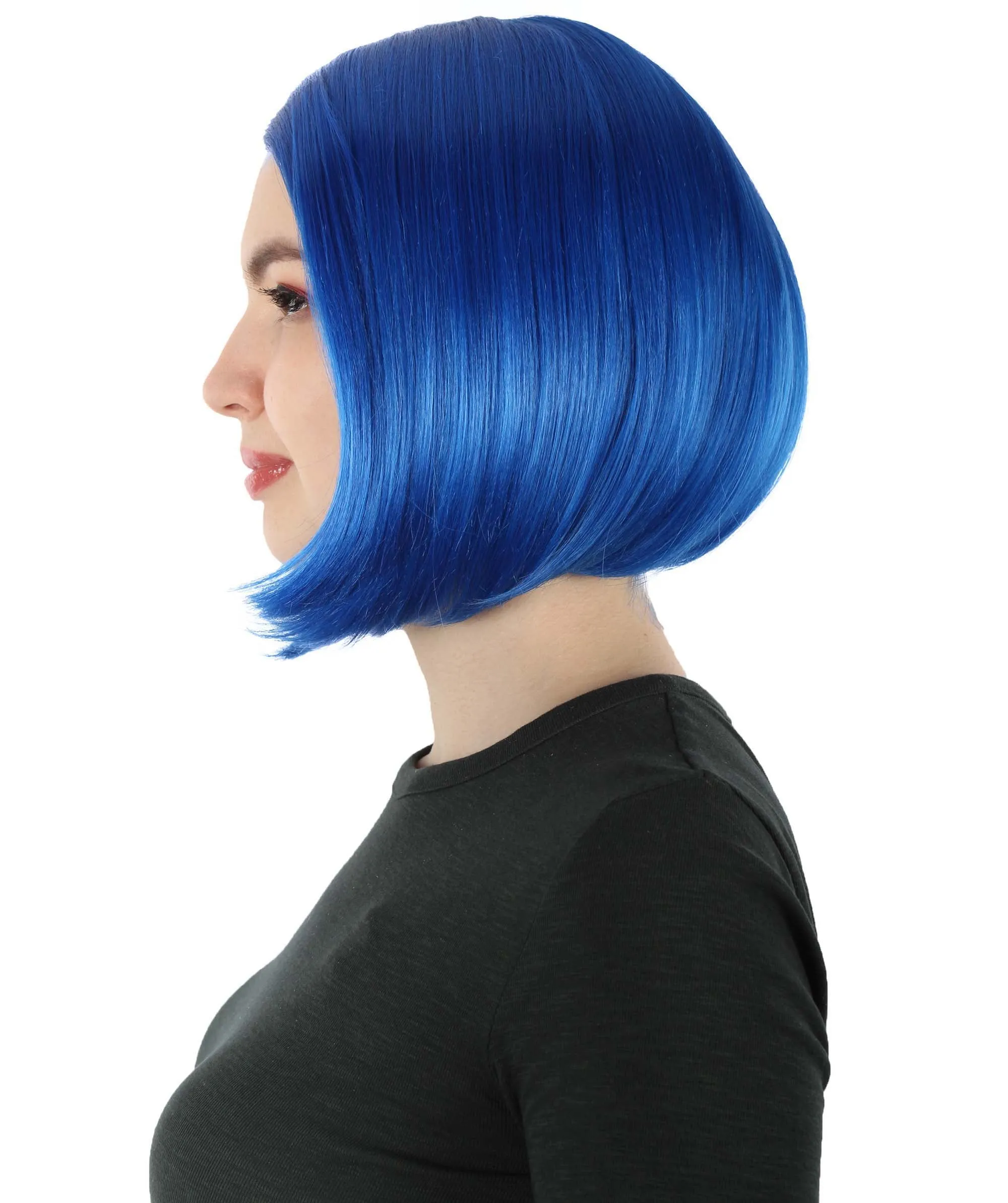 Adult Women"s Halloween Cosplay Shoulder Length Flapper Costume Wig, Multiple Color Options | HPO