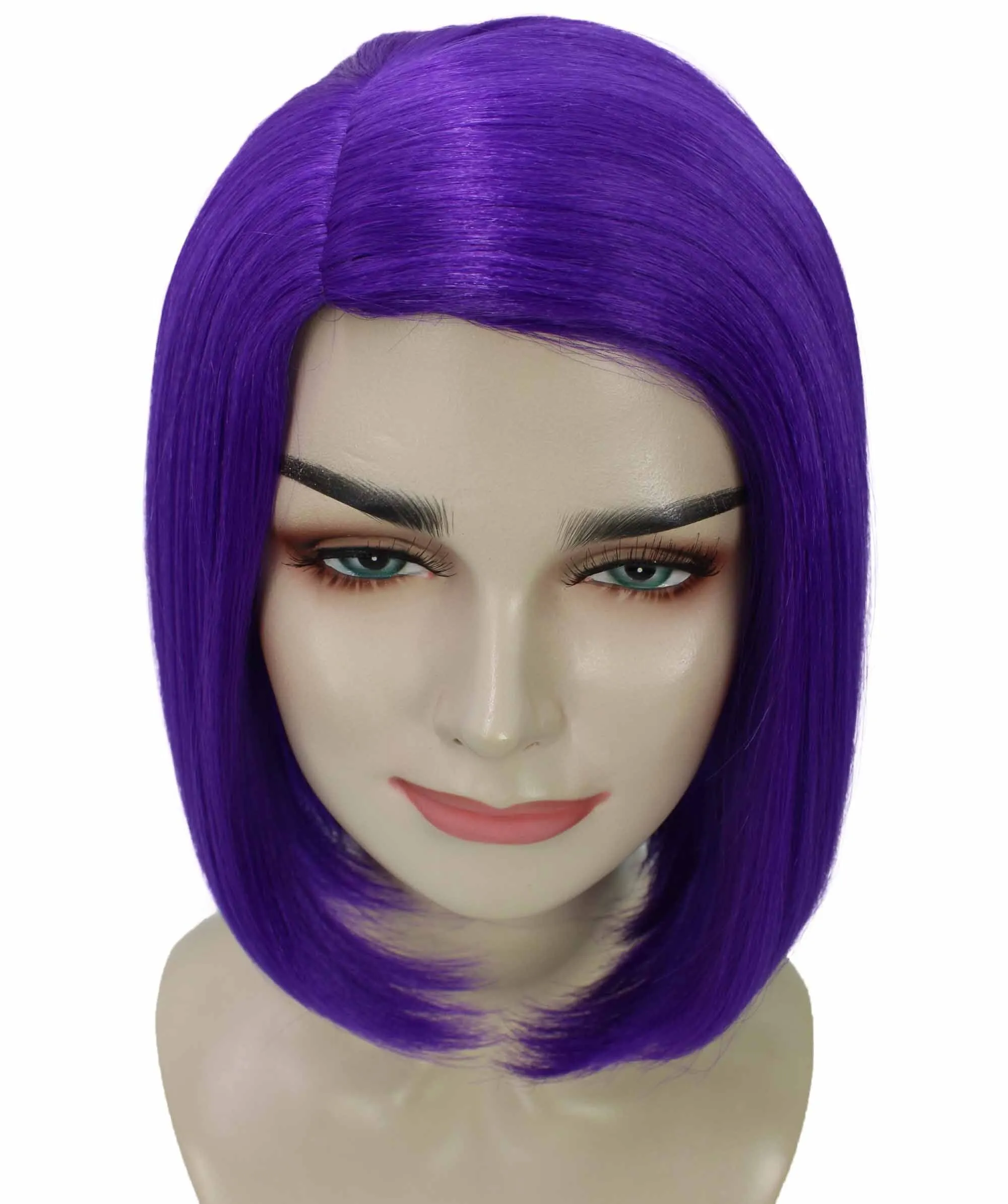 Adult Women"s Halloween Cosplay Shoulder Length Flapper Costume Wig, Multiple Color Options | HPO