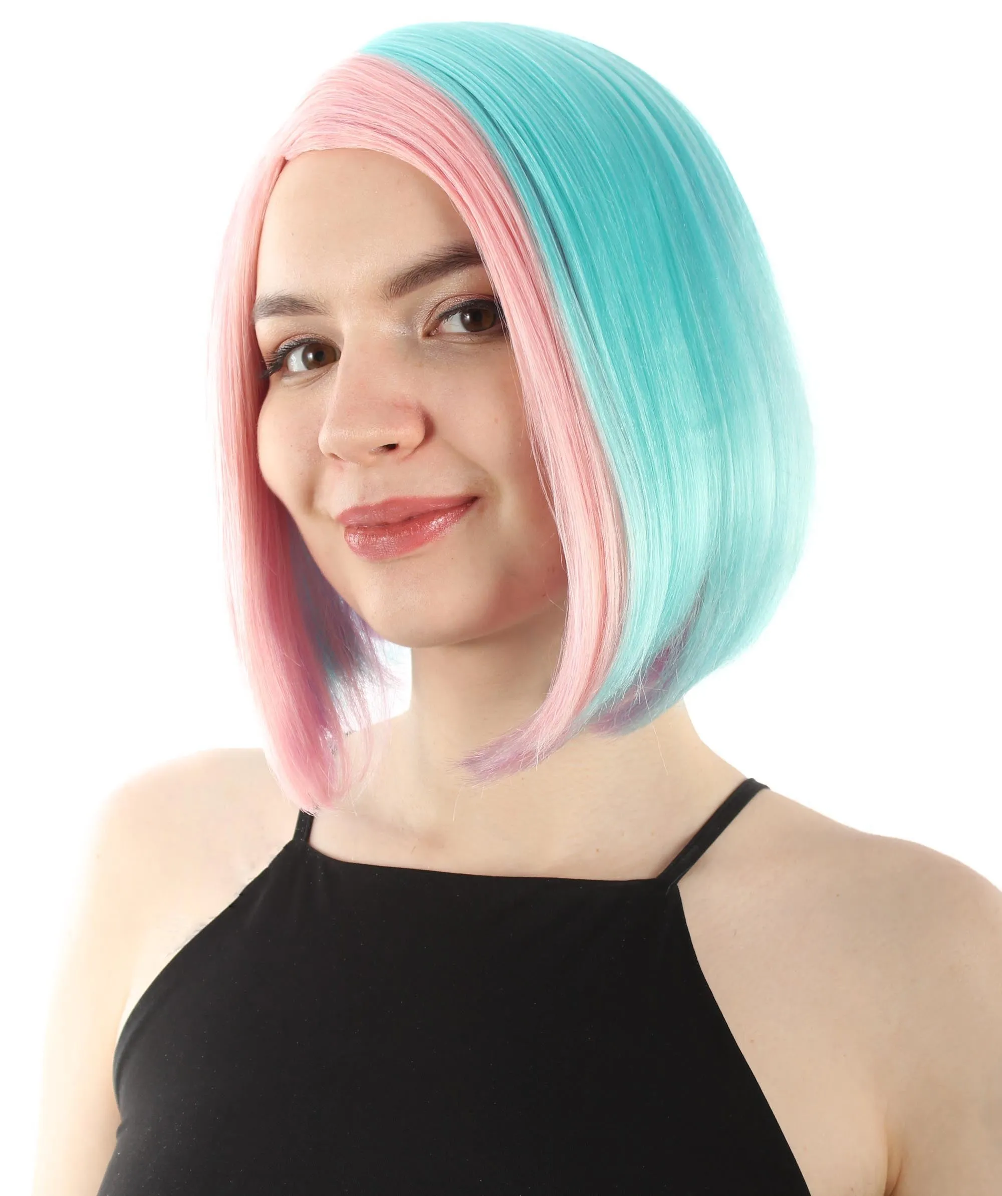 Adult Women"s Halloween Cosplay Shoulder Length Flapper Costume Wig, Multiple Color Options | HPO