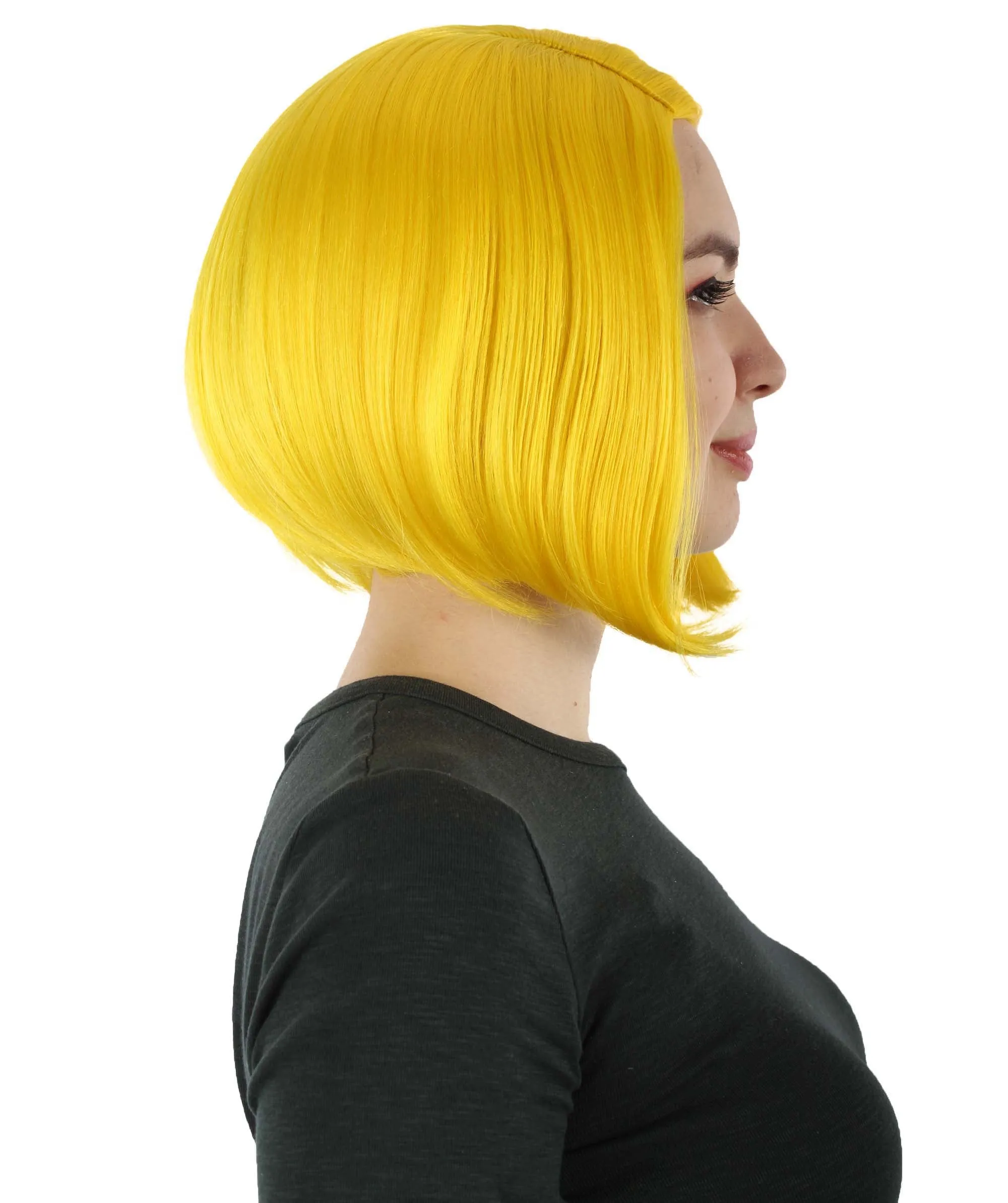 Adult Women"s Halloween Cosplay Shoulder Length Flapper Costume Wig, Multiple Color Options | HPO