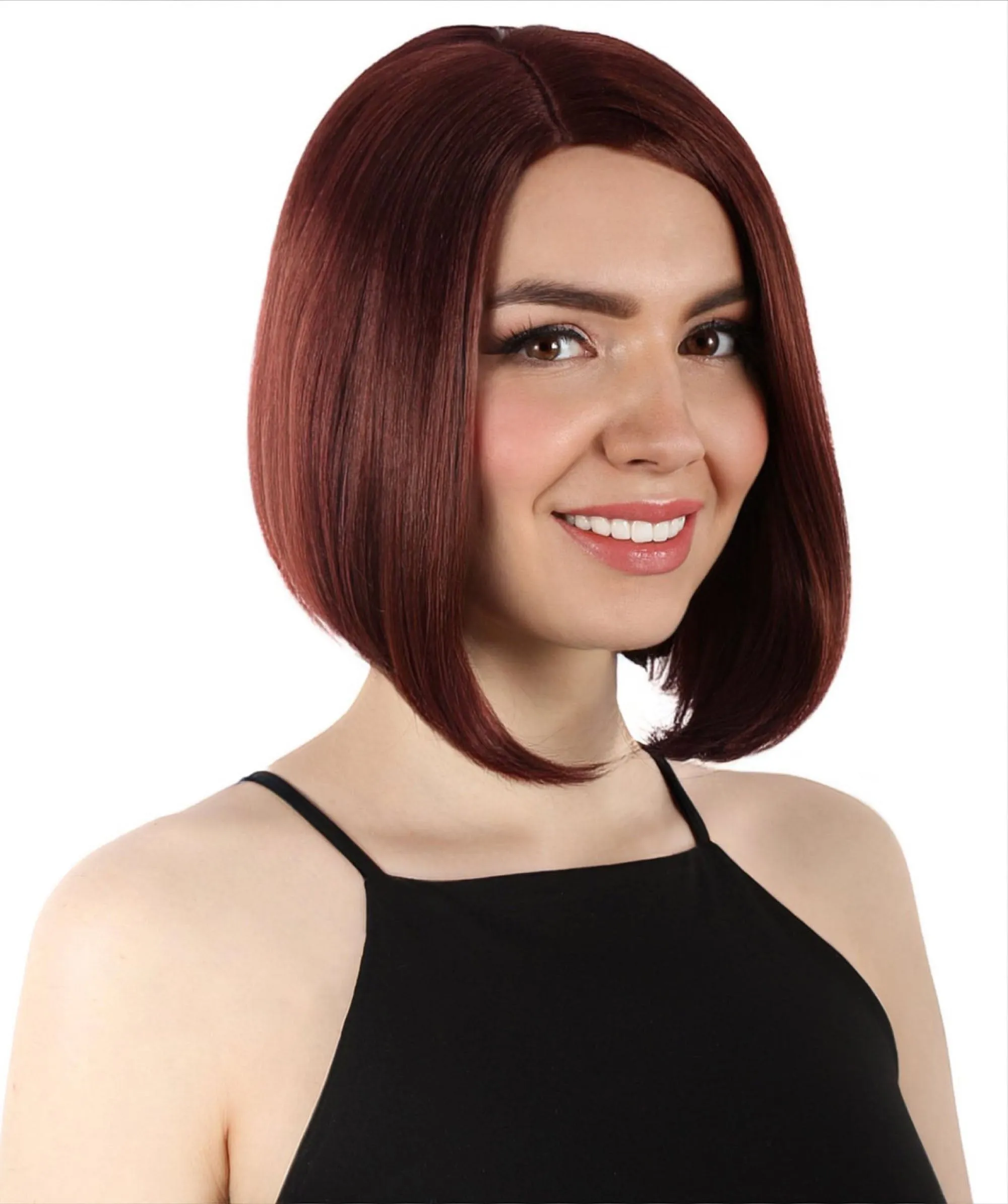 Adult Women"s Halloween Cosplay Shoulder Length Flapper Costume Wig, Multiple Color Options | HPO