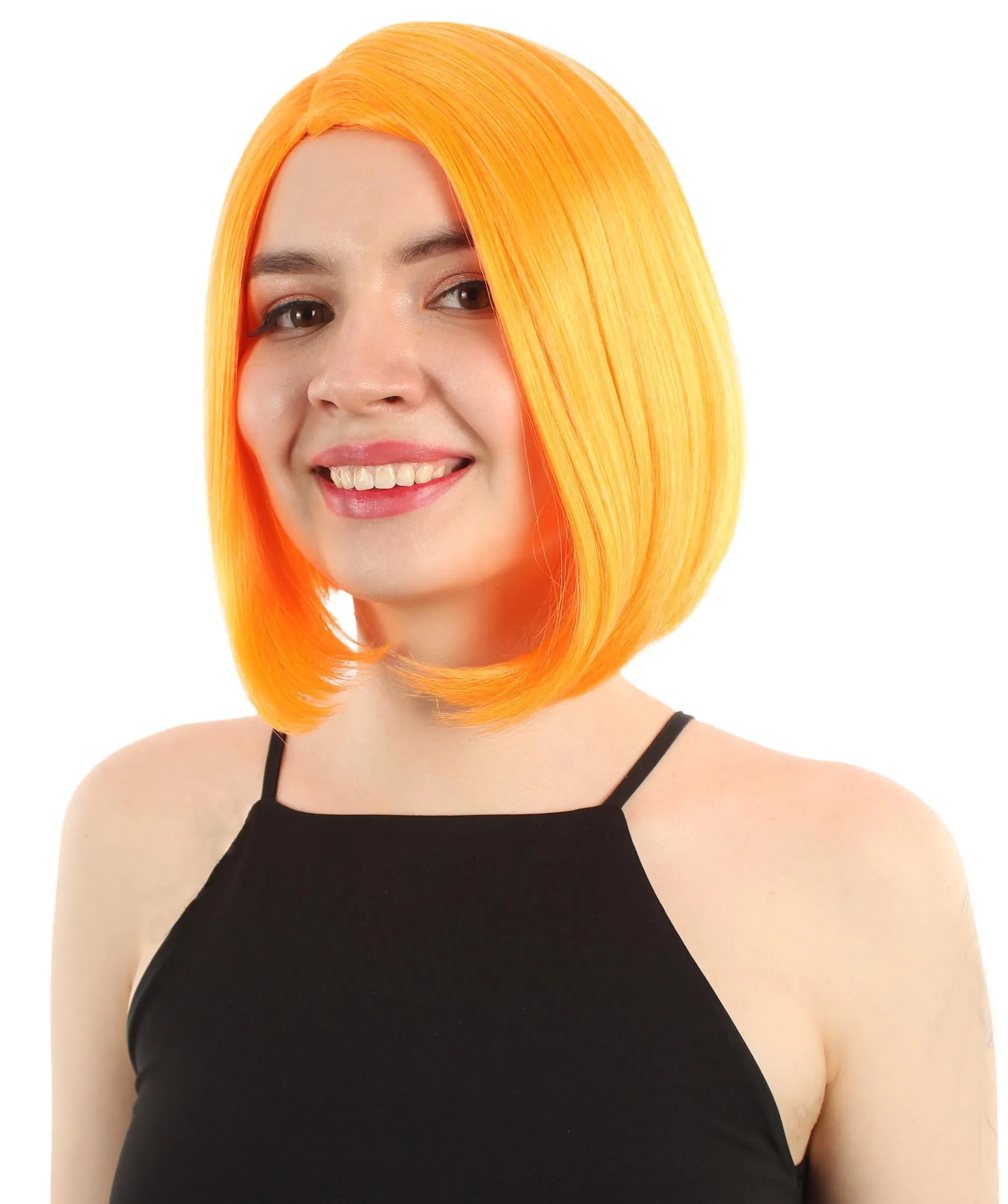 Adult Women"s Halloween Cosplay Shoulder Length Flapper Costume Wig, Multiple Color Options | HPO