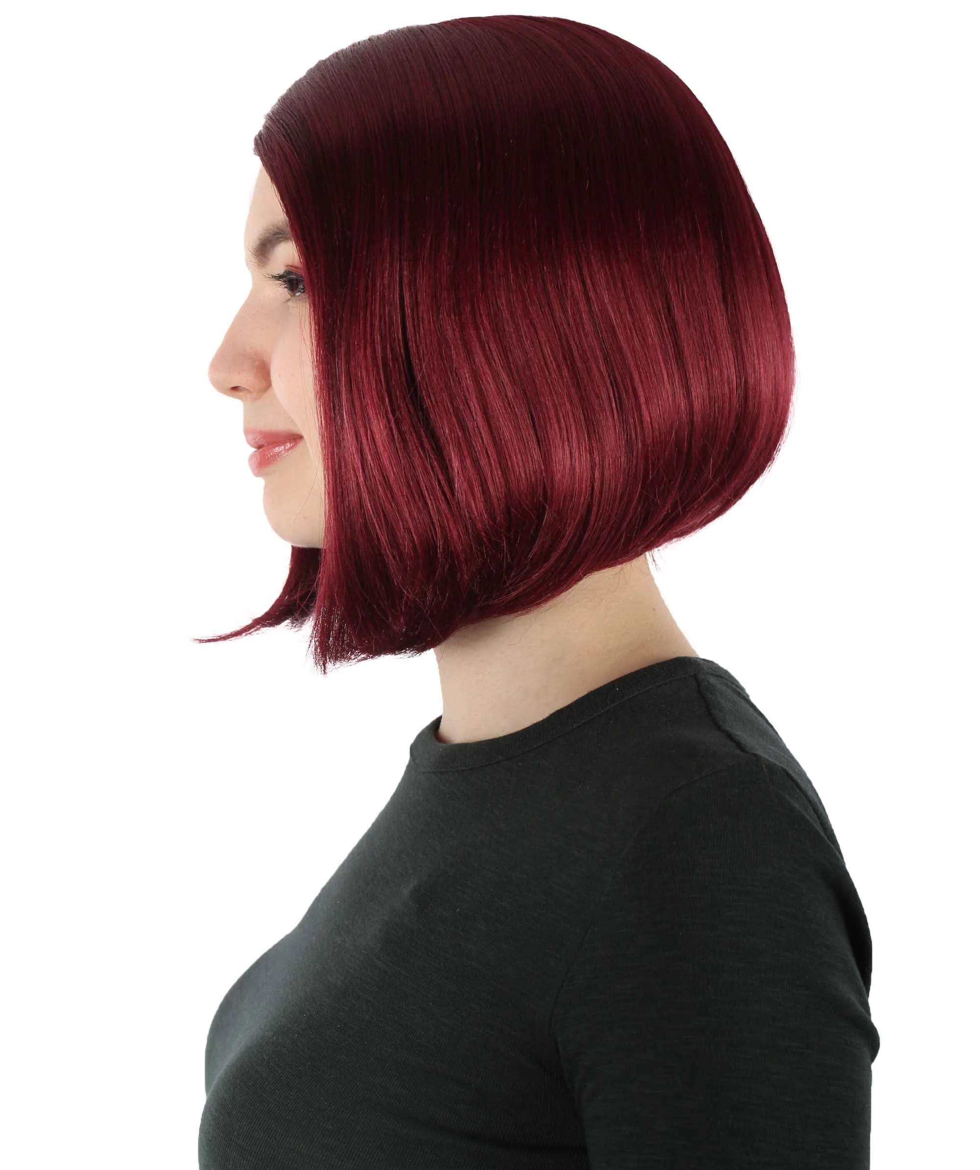 Adult Women"s Halloween Cosplay Shoulder Length Flapper Costume Wig, Multiple Color Options | HPO