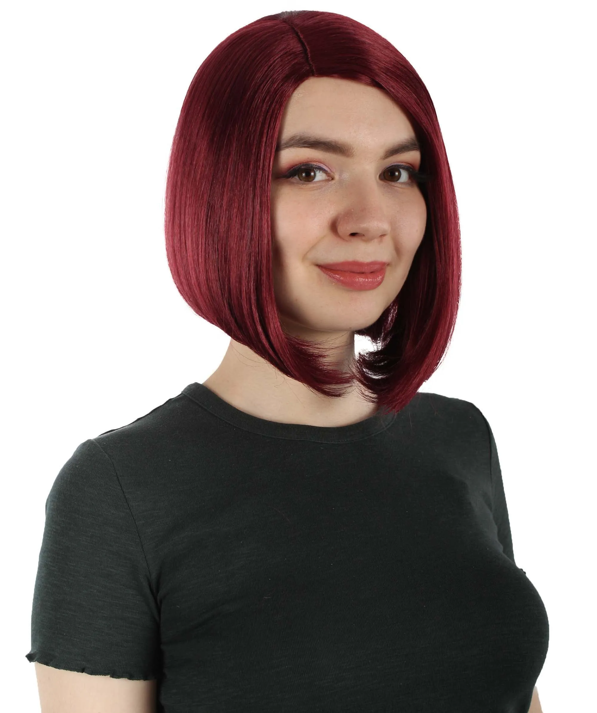 Adult Women"s Halloween Cosplay Shoulder Length Flapper Costume Wig, Multiple Color Options | HPO