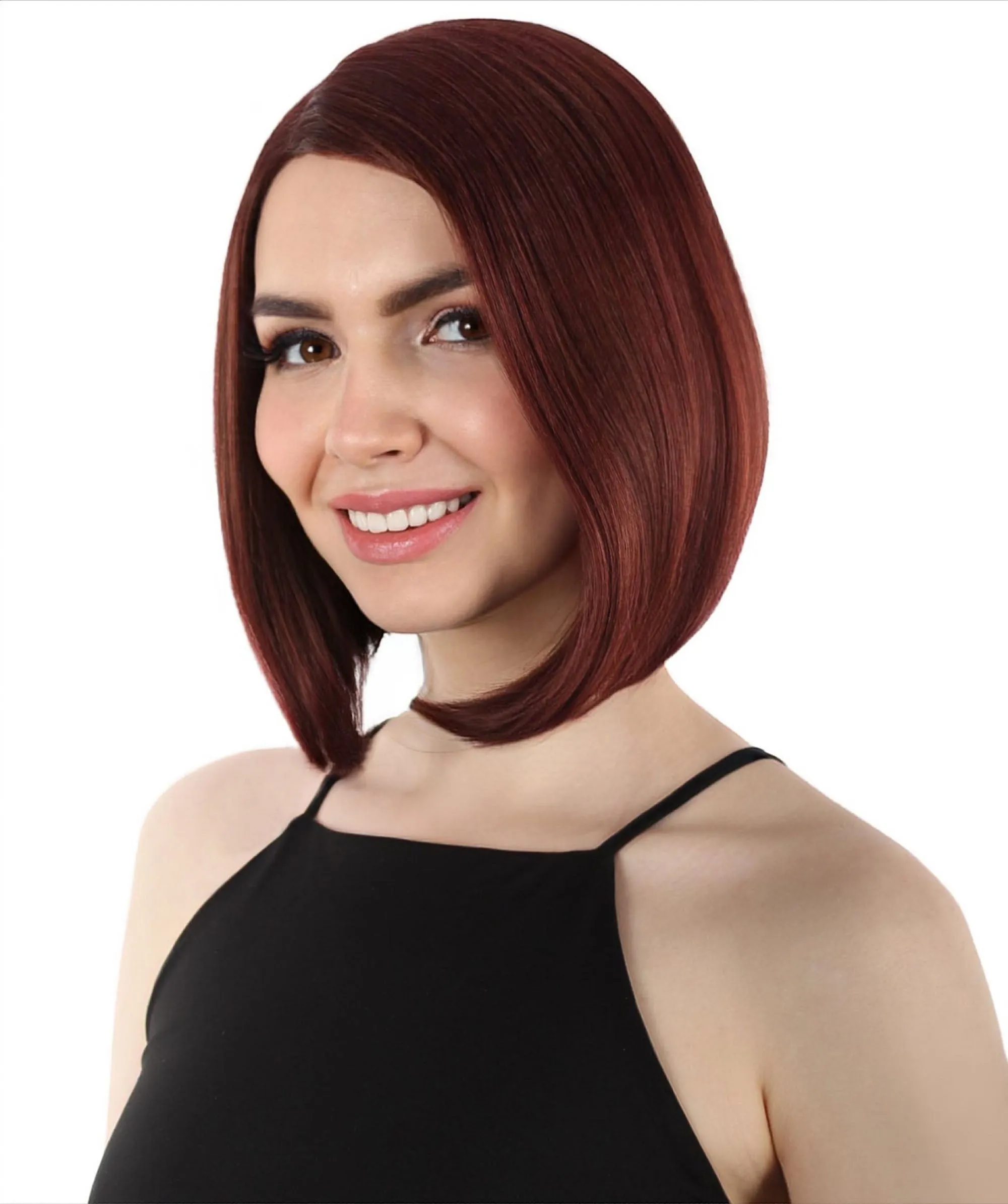 Adult Women"s Halloween Cosplay Shoulder Length Flapper Costume Wig, Multiple Color Options | HPO
