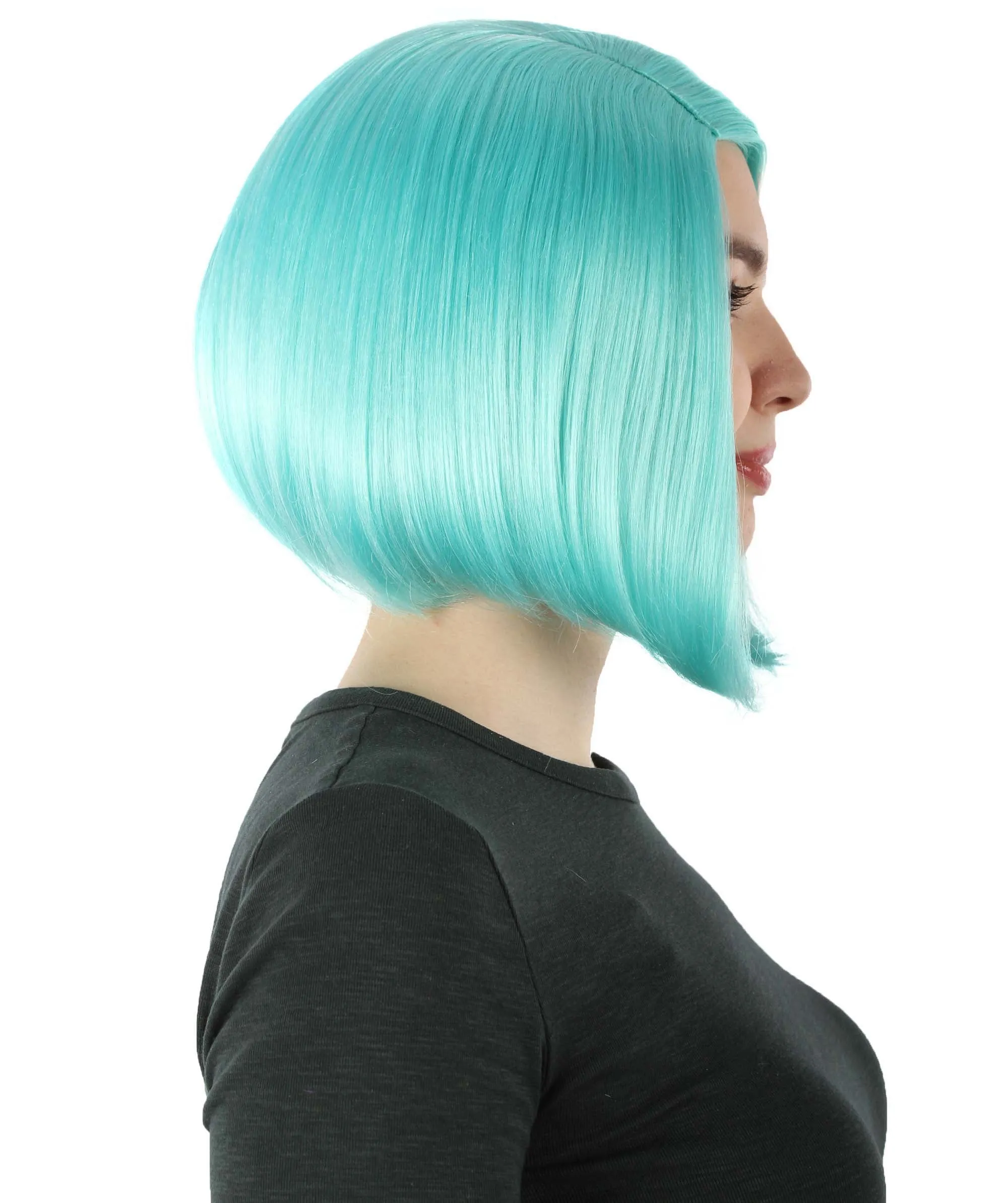 Adult Women"s Halloween Cosplay Shoulder Length Flapper Costume Wig, Multiple Color Options | HPO
