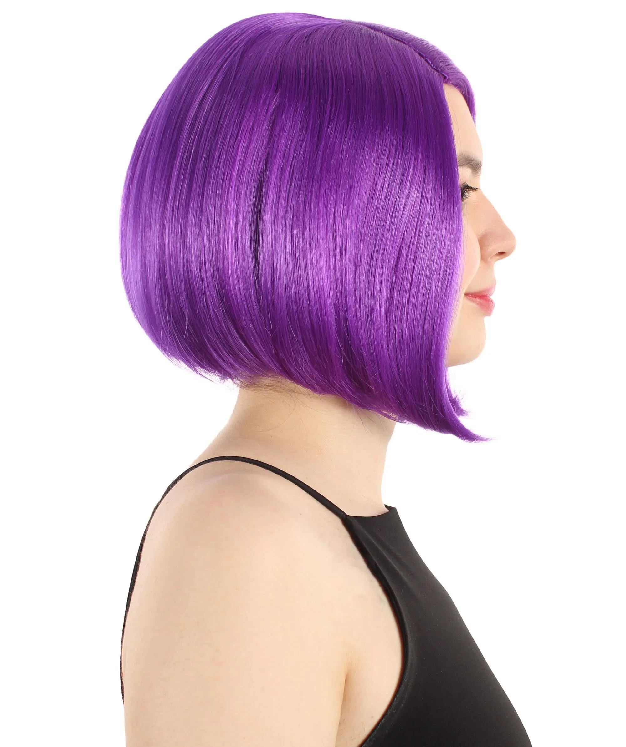 Adult Women"s Halloween Cosplay Shoulder Length Flapper Costume Wig, Multiple Color Options | HPO