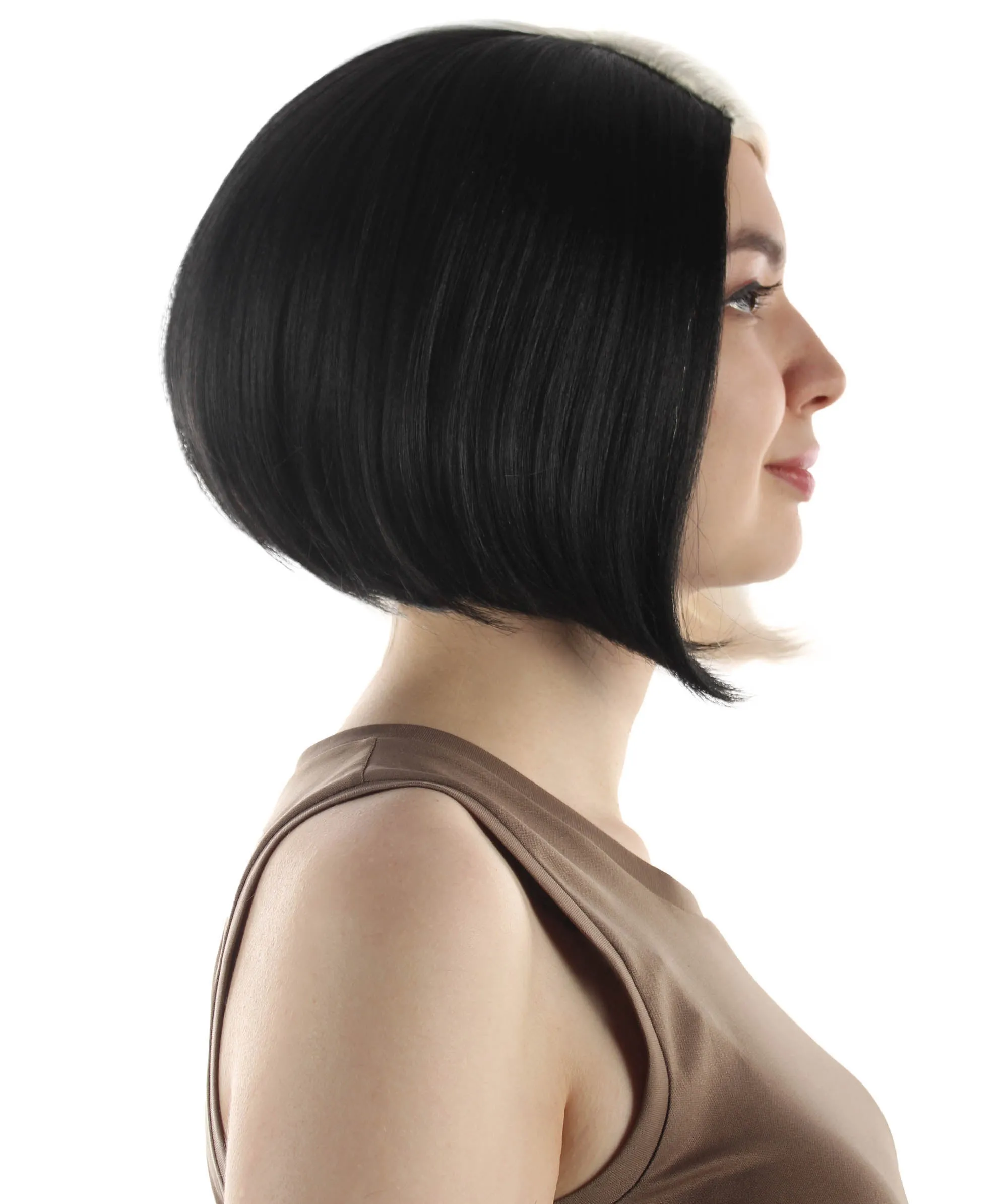 Adult Women"s Halloween Cosplay Shoulder Length Flapper Costume Wig, Multiple Color Options | HPO