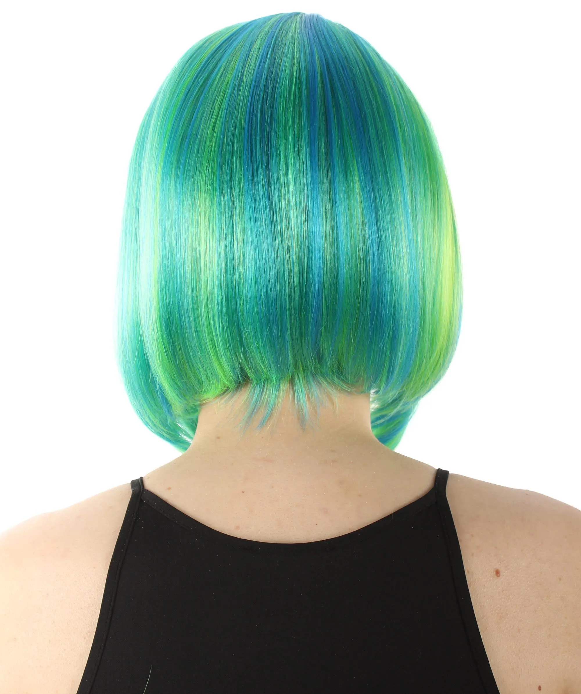 Adult Women"s Halloween Cosplay Shoulder Length Flapper Costume Wig, Multiple Color Options | HPO