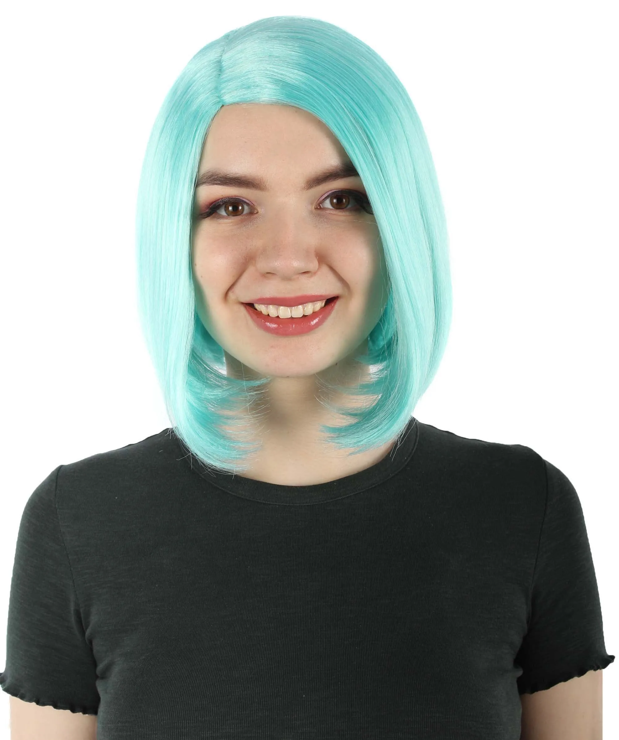 Adult Women"s Halloween Cosplay Shoulder Length Flapper Costume Wig, Multiple Color Options | HPO