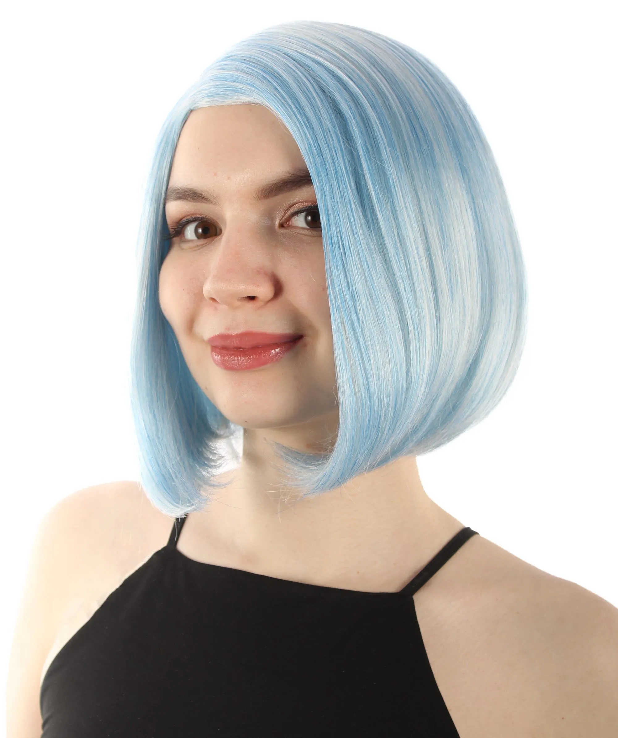 Adult Women"s Halloween Cosplay Shoulder Length Flapper Costume Wig, Multiple Color Options | HPO