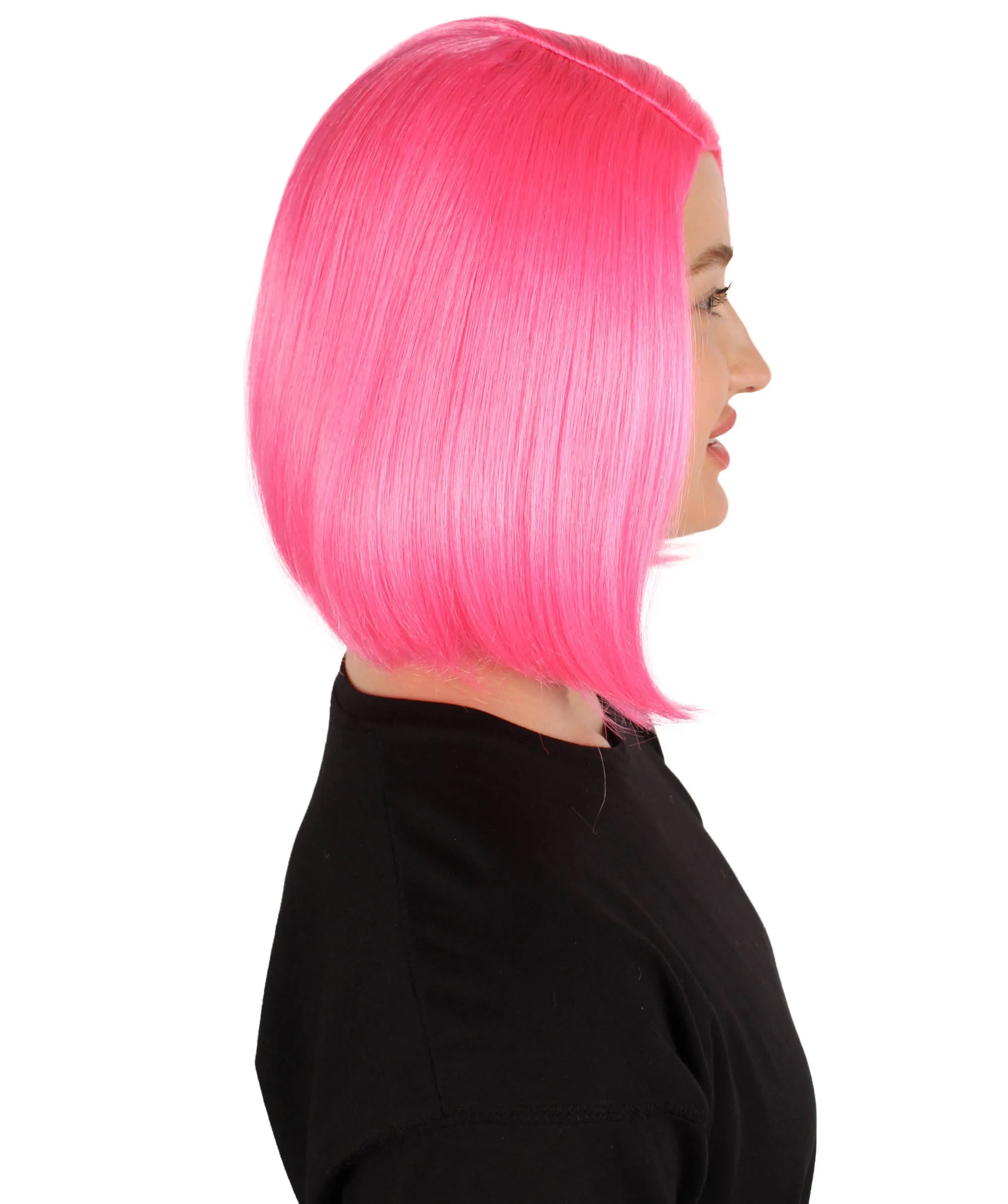 Adult Women"s Halloween Cosplay Shoulder Length Flapper Costume Wig, Multiple Color Options | HPO