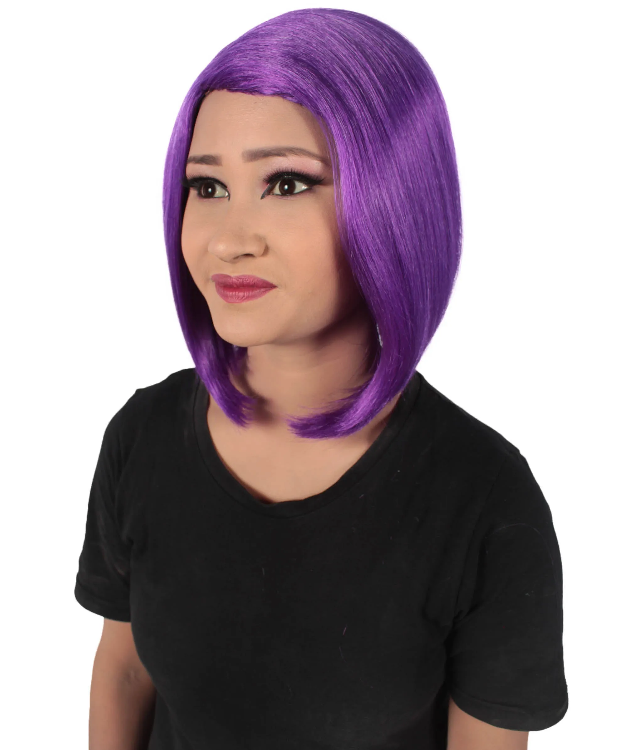 Adult Women"s Halloween Cosplay Shoulder Length Flapper Costume Wig, Multiple Color Options | HPO