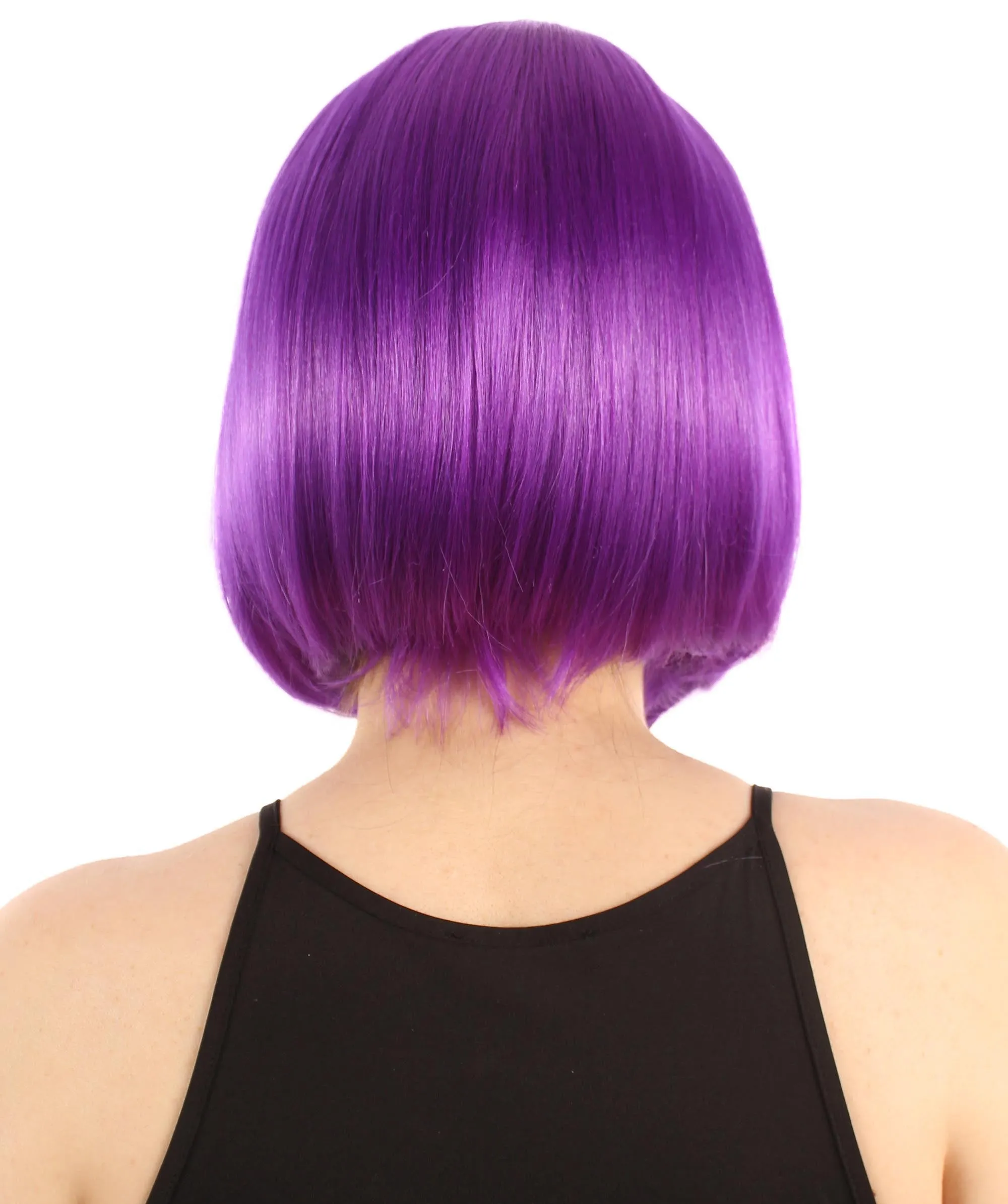 Adult Women"s Halloween Cosplay Shoulder Length Flapper Costume Wig, Multiple Color Options | HPO