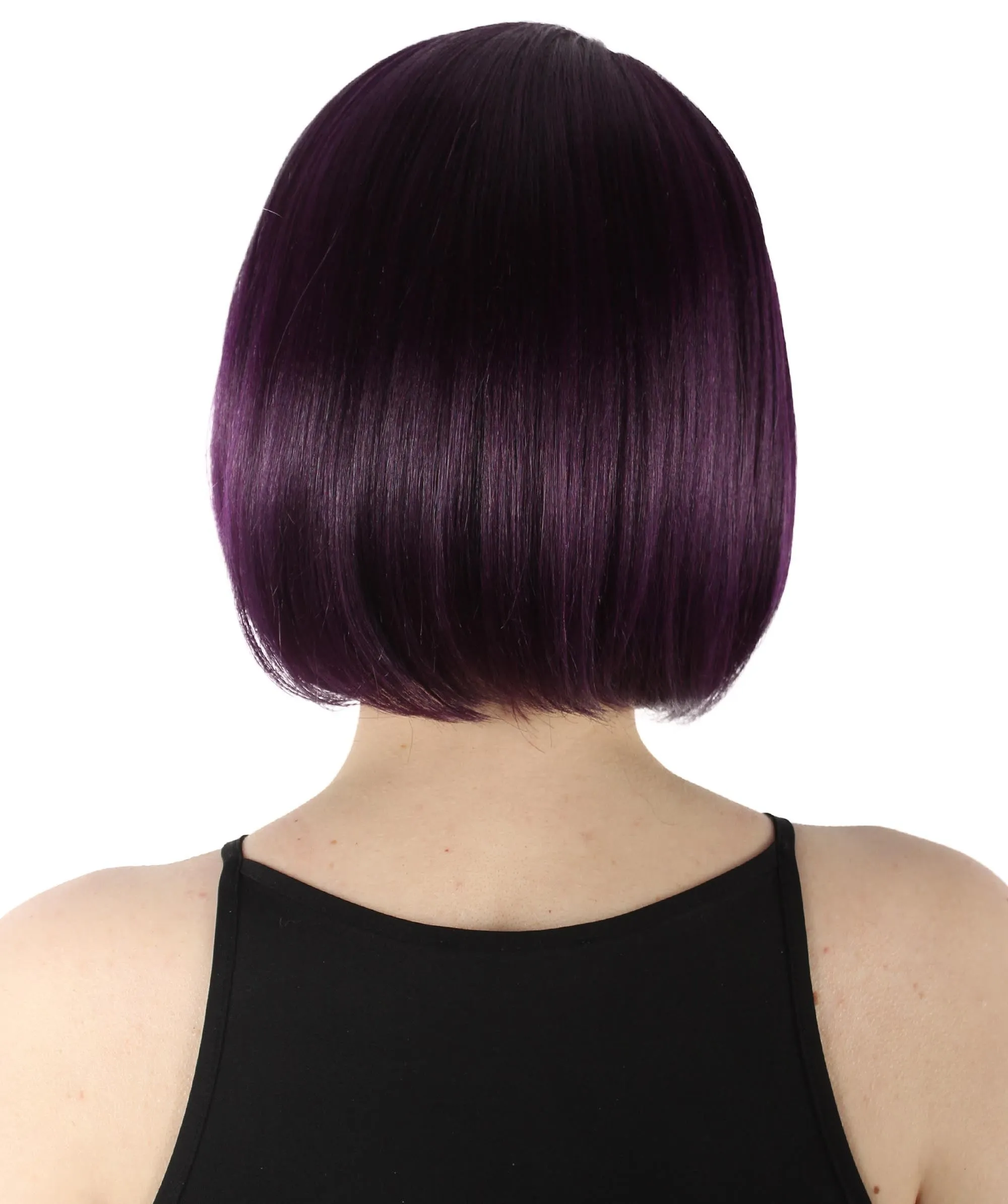 Adult Women"s Halloween Cosplay Shoulder Length Flapper Costume Wig, Multiple Color Options | HPO