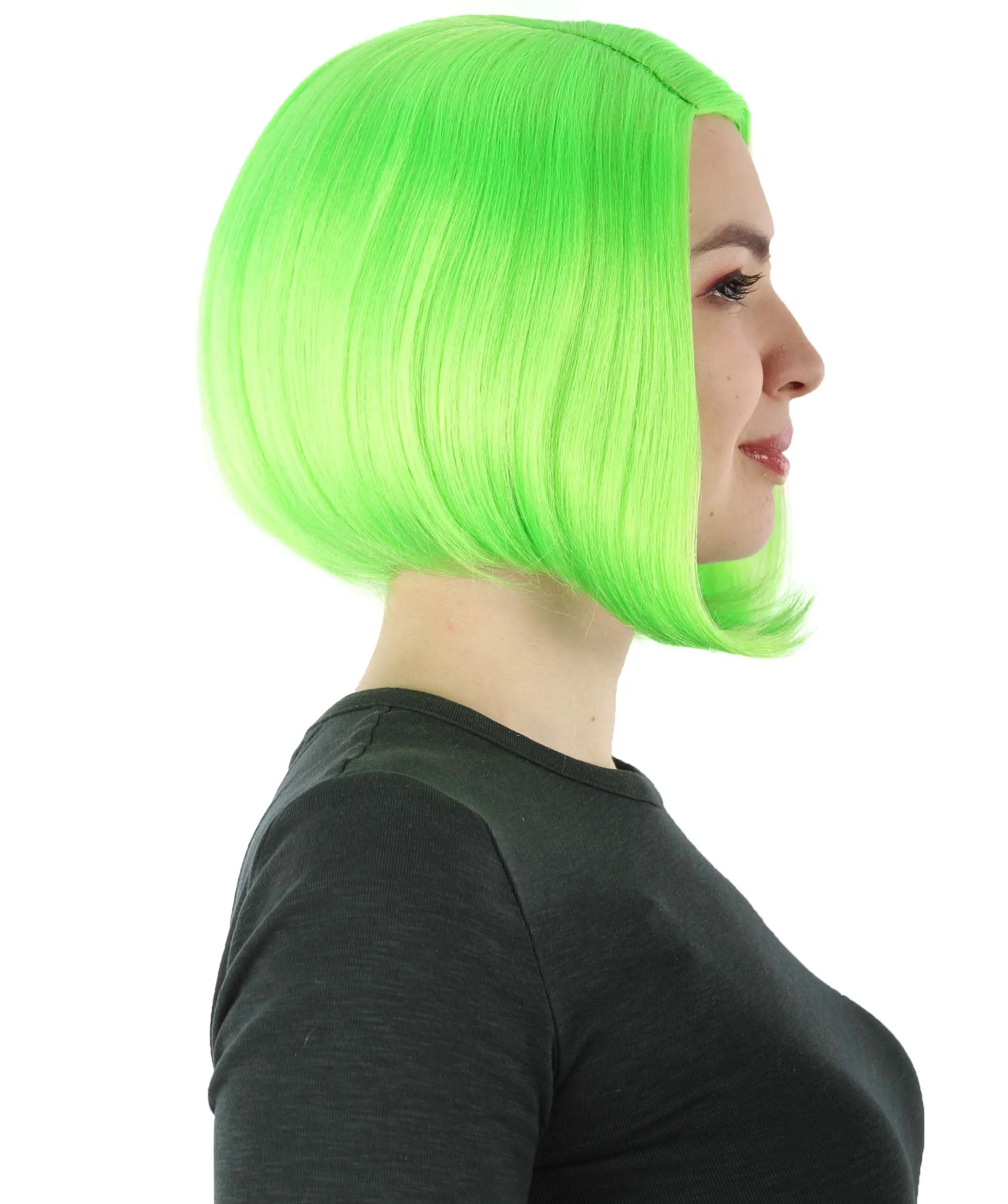 Adult Women"s Halloween Cosplay Shoulder Length Flapper Costume Wig, Multiple Color Options | HPO