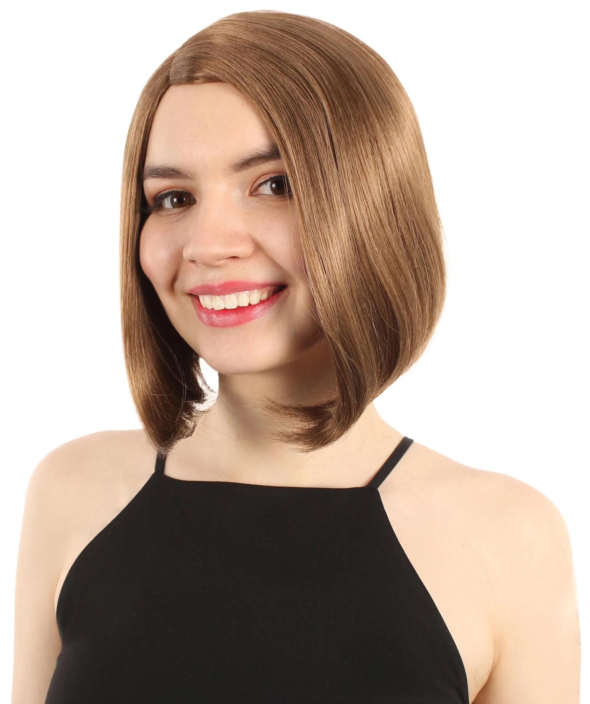 Adult Women"s Halloween Cosplay Shoulder Length Flapper Costume Wig, Multiple Color Options | HPO