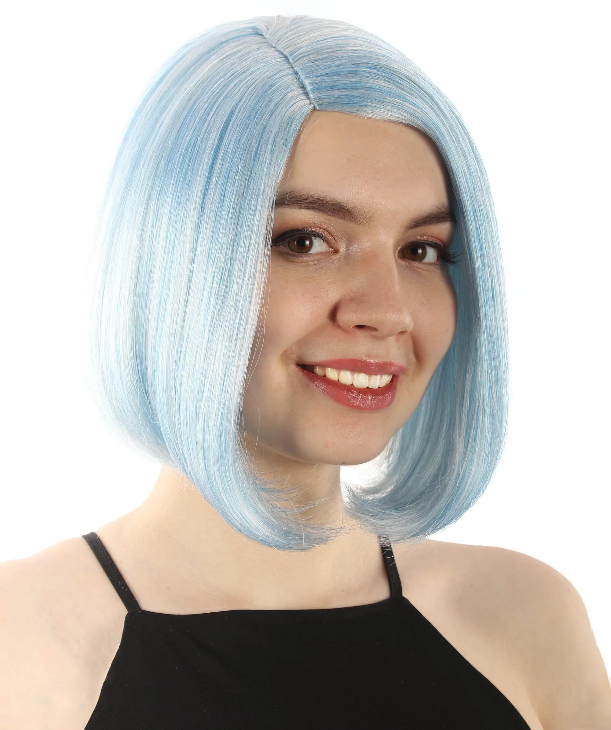 Adult Women"s Halloween Cosplay Shoulder Length Flapper Costume Wig, Multiple Color Options | HPO