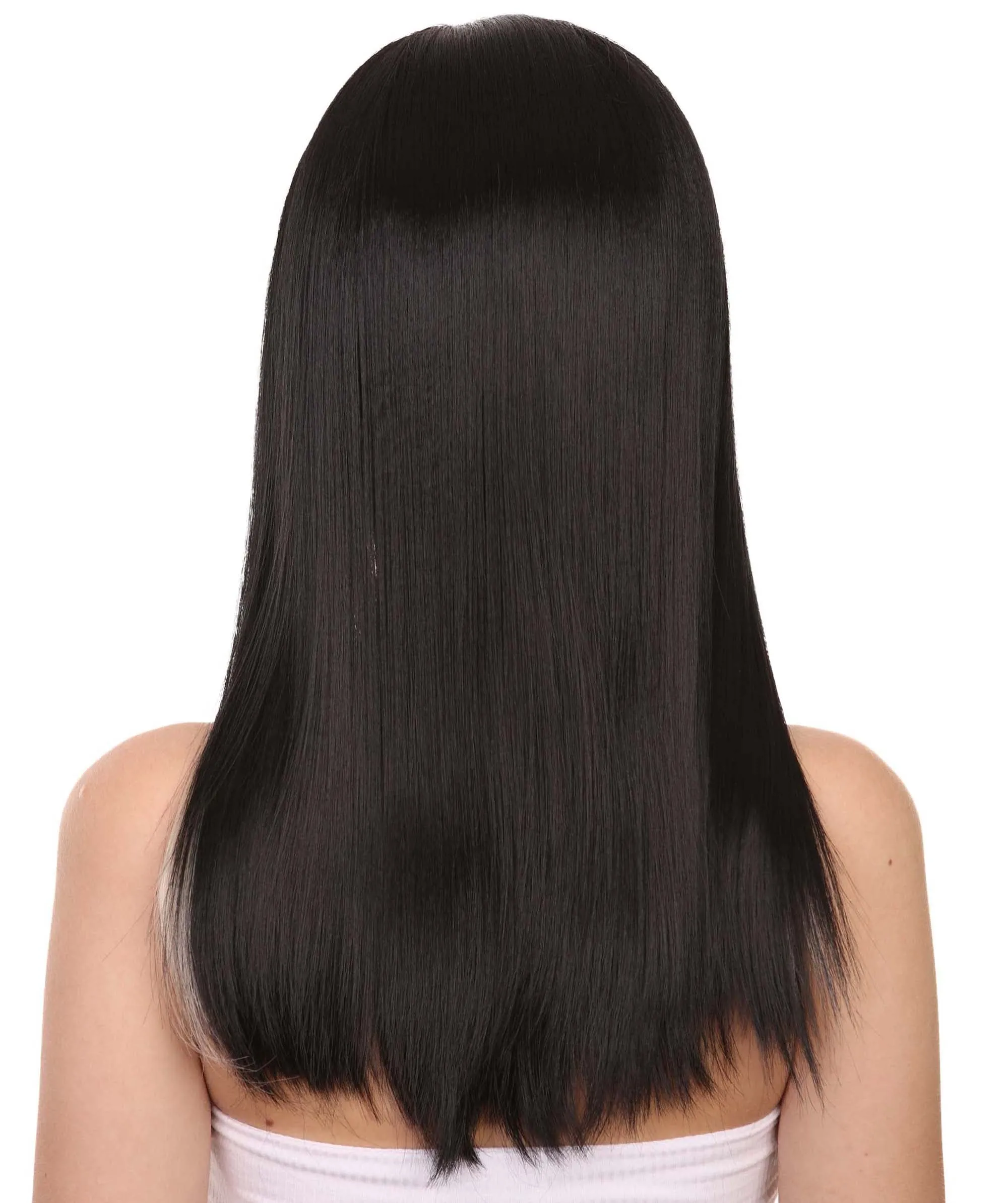 Adult Women's 18" Inch Long Length Straight 4x4 Lace Front Natural Black Blonde Highlight Icon Beauty Wig, 100% Heat Resistant Fibers, Perfect for your Everyday Wear and Styling to your Expectations | Nunique