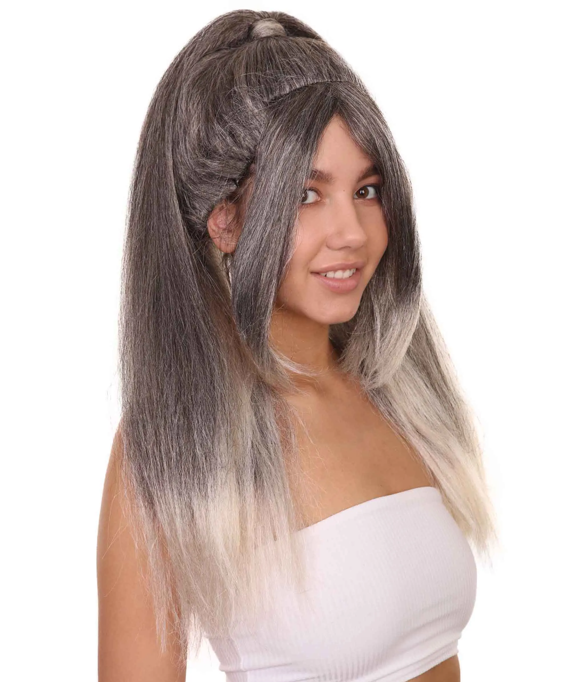 Adult Women's 26" Inch Extra Long Length Halloween American Singer Actress Costume Wig, Synthetic Soft Fiber Hair, Perfect for your next Convention and Group Anime Party! | HPO