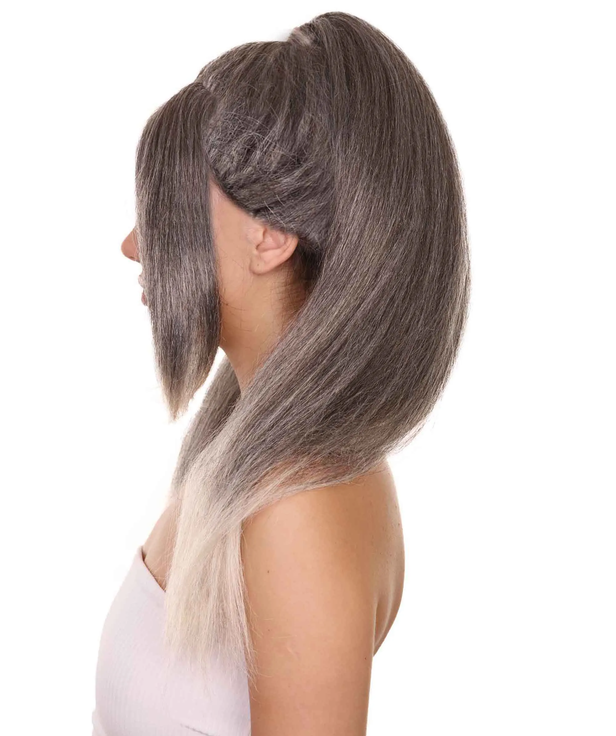 Adult Women's 26" Inch Extra Long Length Halloween American Singer Actress Costume Wig, Synthetic Soft Fiber Hair, Perfect for your next Convention and Group Anime Party! | HPO