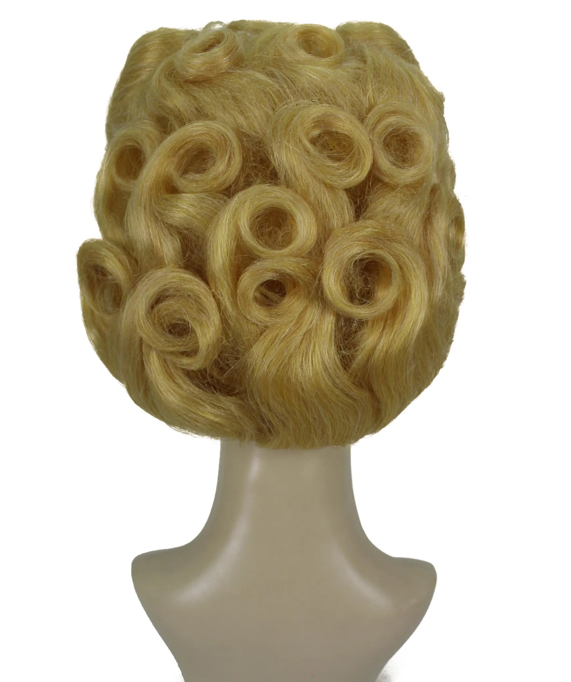 Adult Women’s American Drag Queen Blonde And Black Wig | Best for Halloween | Flame-retardant Synthetic Fiber