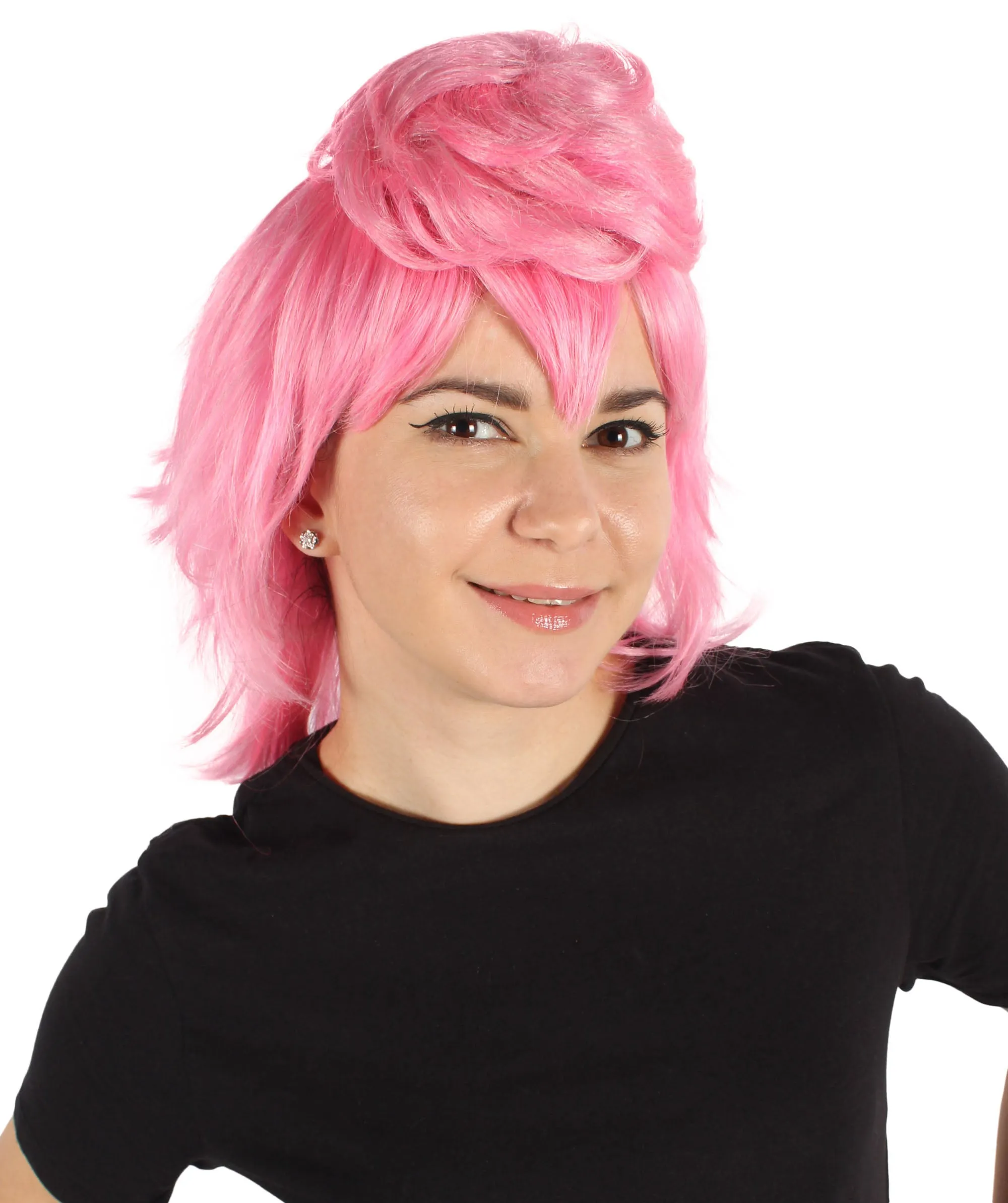 Adult Women's Anime Estranged Daughter Pink Wig | Perfect for Halloween | Flame-retardant Synthetic Fiber