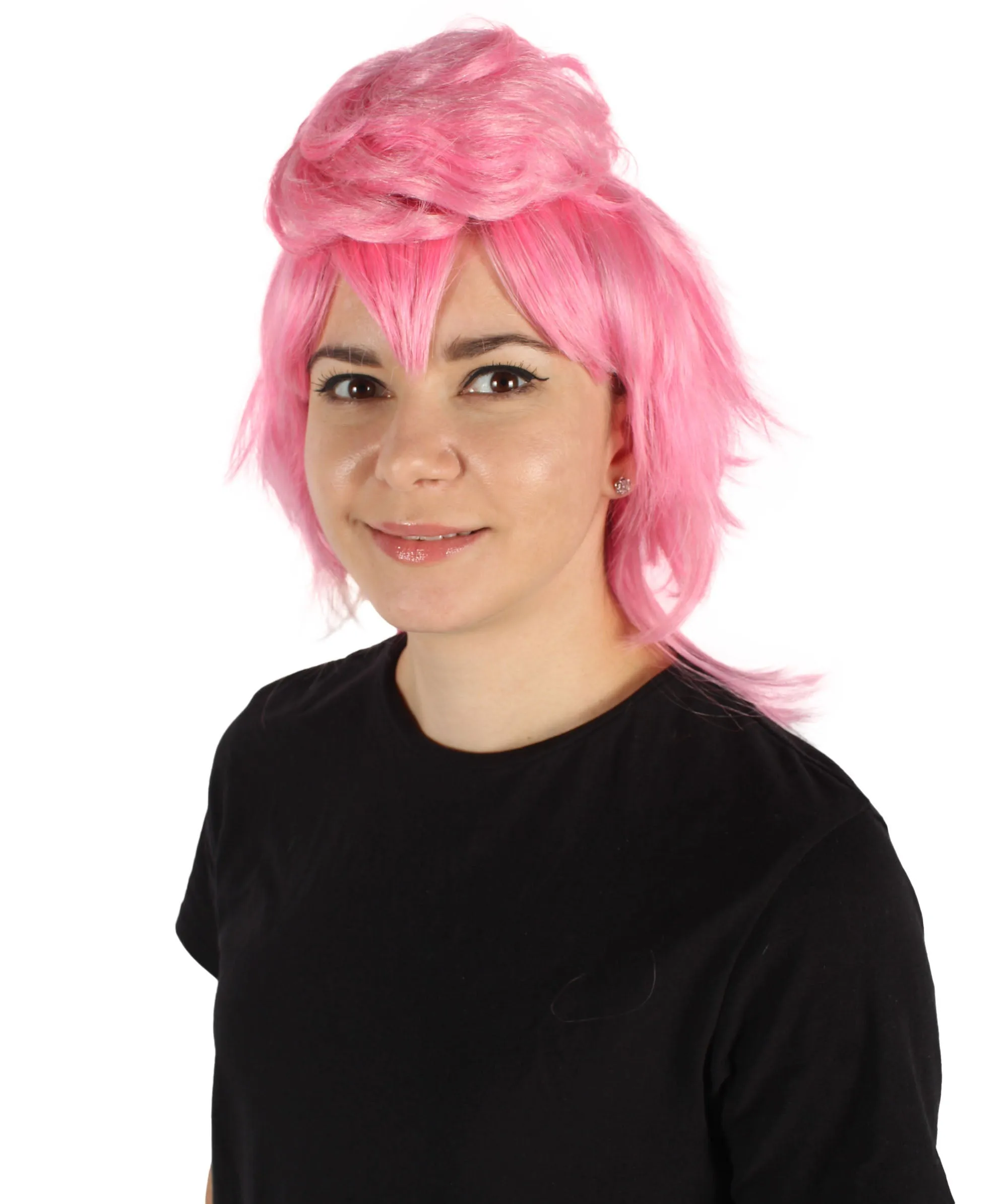 Adult Women's Anime Estranged Daughter Pink Wig | Perfect for Halloween | Flame-retardant Synthetic Fiber
