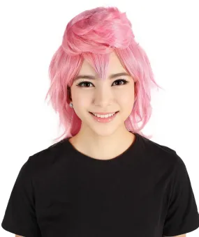 Adult Women's Anime Estranged Daughter Pink Wig | Perfect for Halloween | Flame-retardant Synthetic Fiber