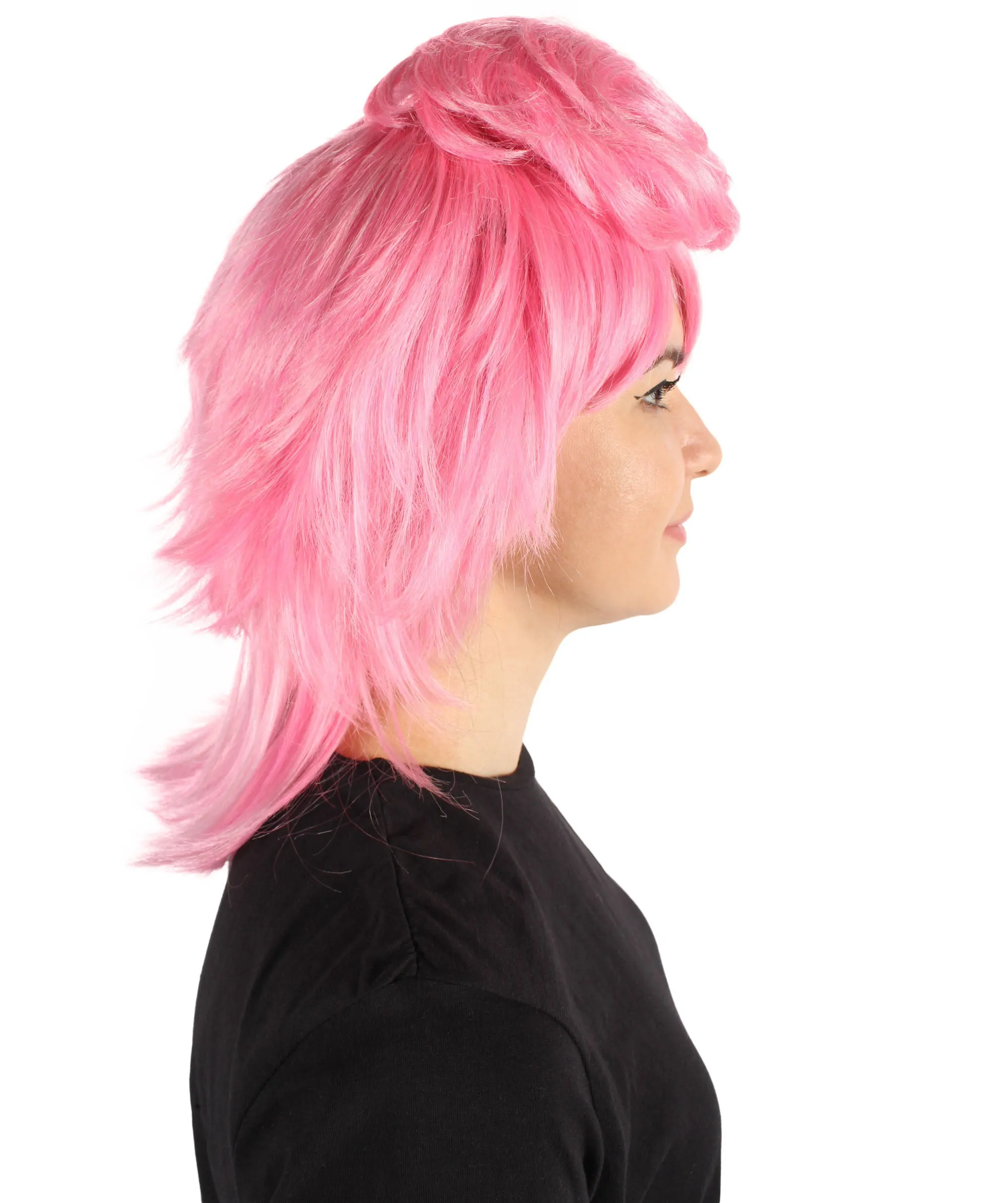 Adult Women's Anime Estranged Daughter Pink Wig | Perfect for Halloween | Flame-retardant Synthetic Fiber