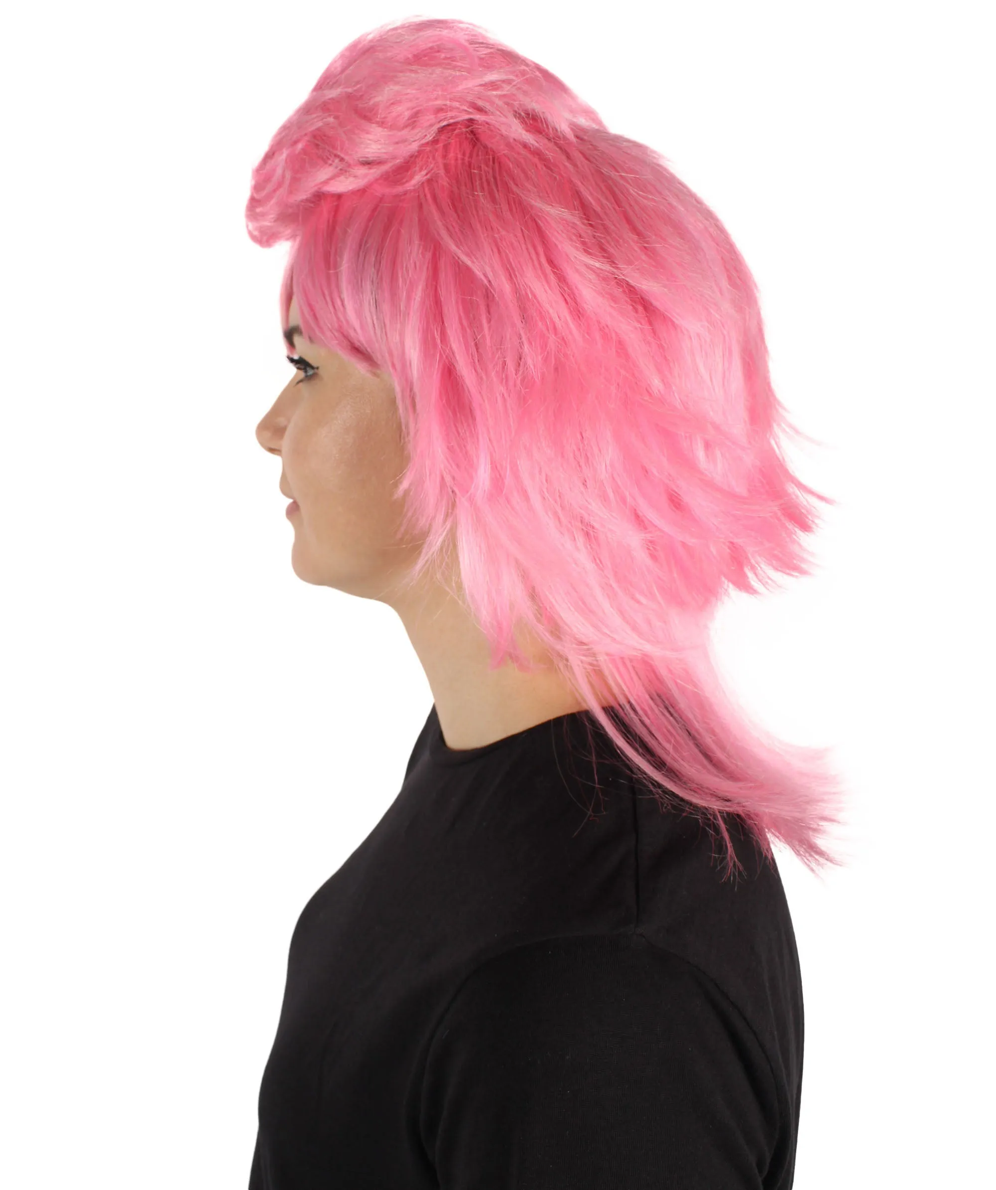 Adult Women's Anime Estranged Daughter Pink Wig | Perfect for Halloween | Flame-retardant Synthetic Fiber